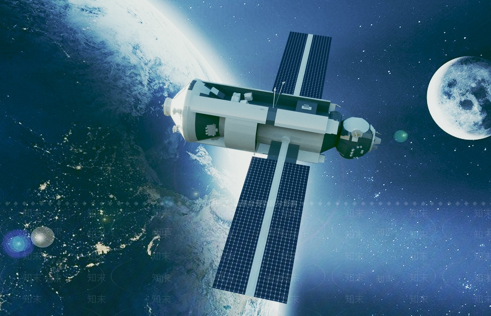 现代宇宙飞船3D模型下载【ID:1118744777】