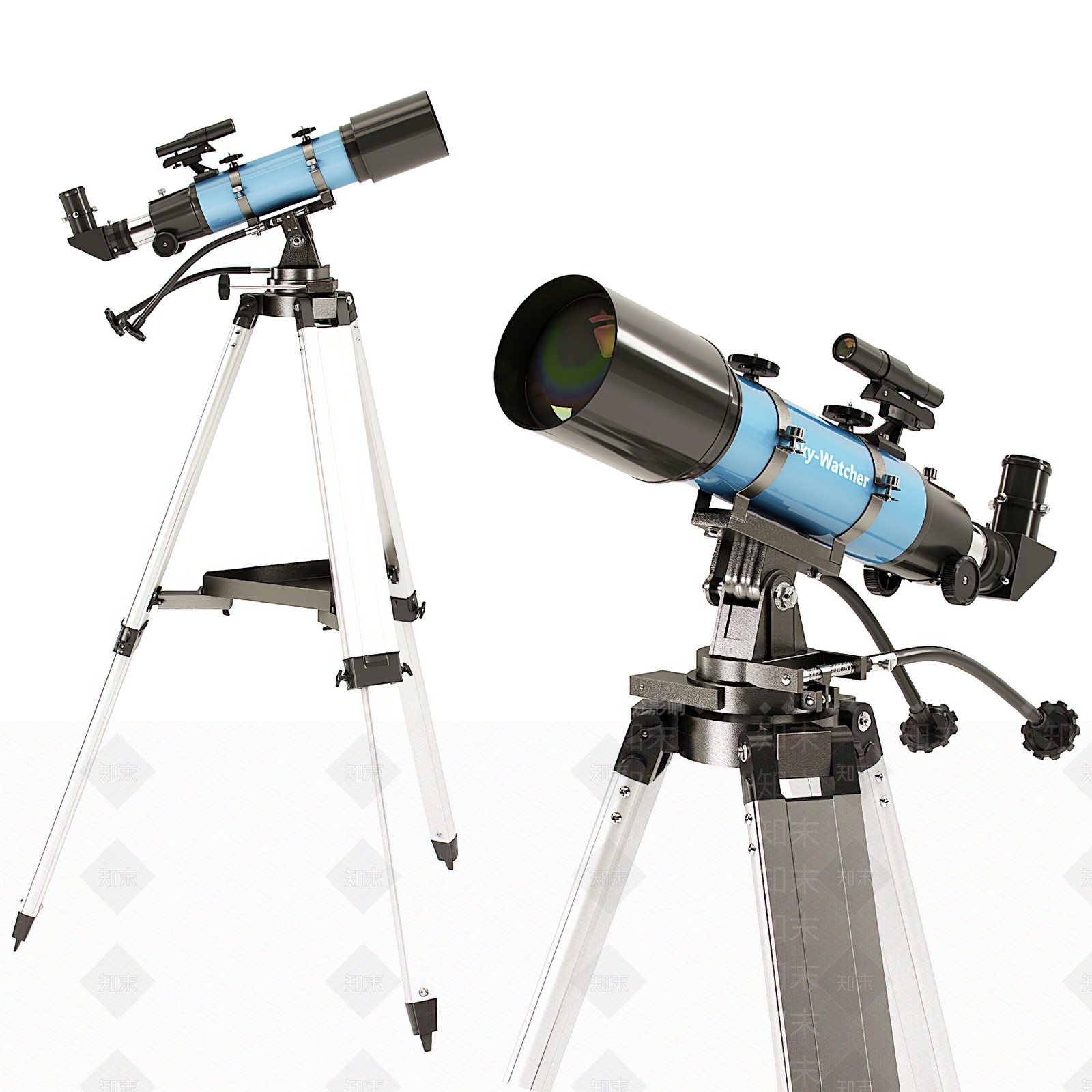 天文望远镜3D模型下载【ID:1118758625】