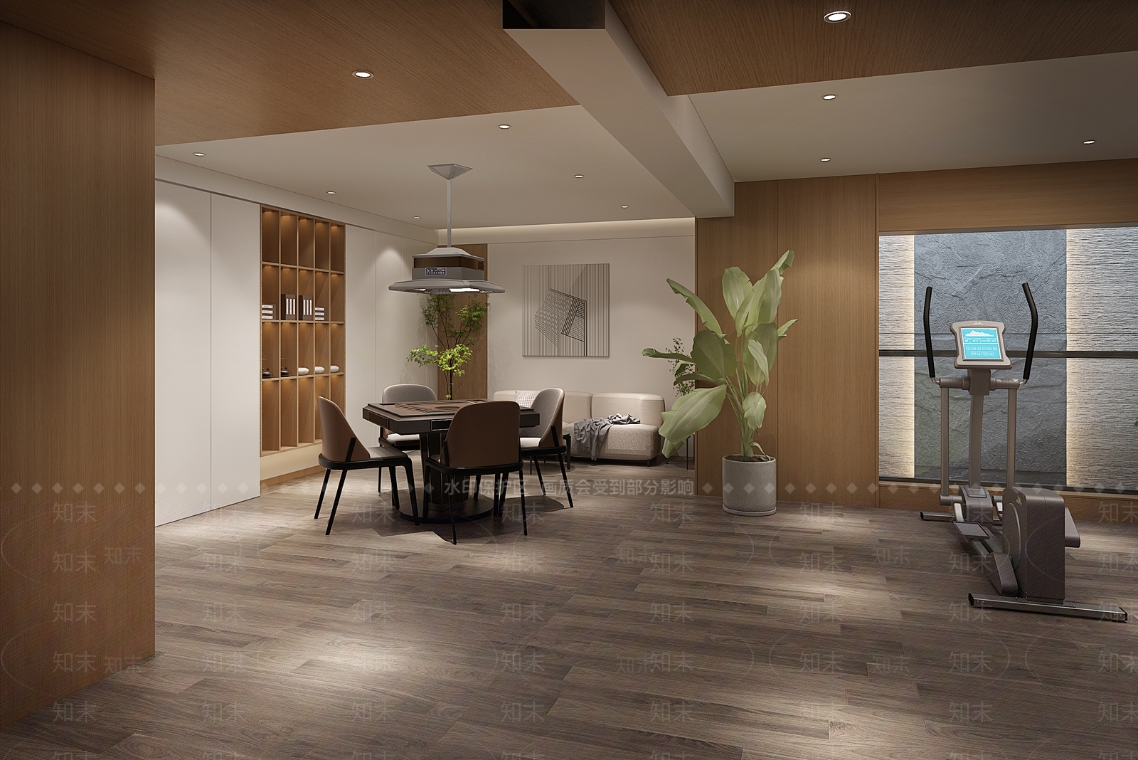 现代健身房3D模型下载【ID:1118761128】