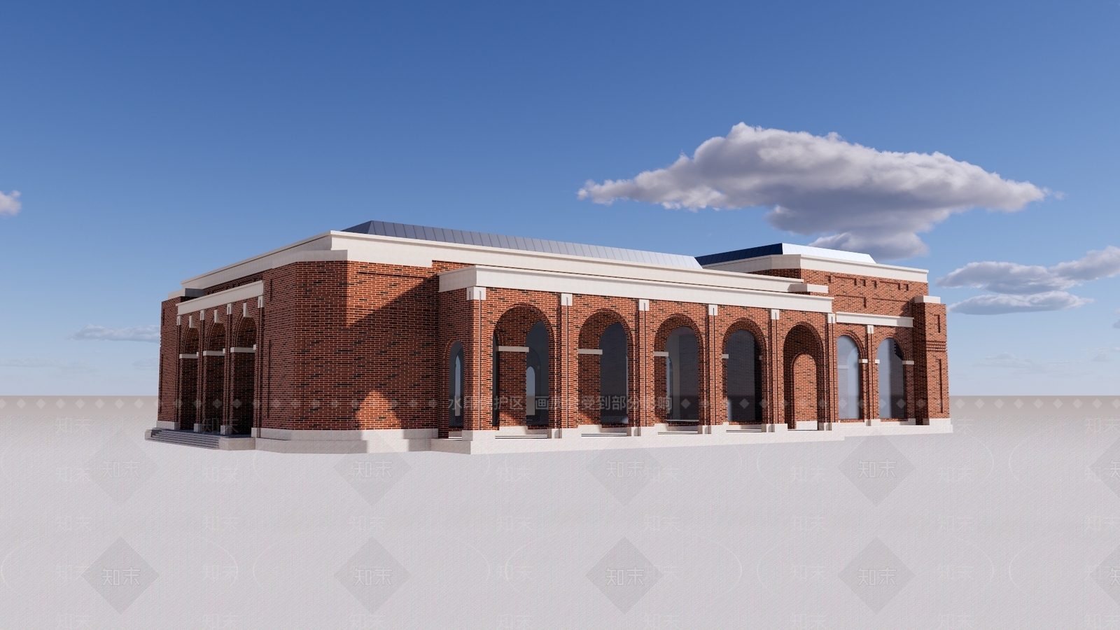 欧式学校餐厅食堂场馆SU模型下载【ID:1118761201】