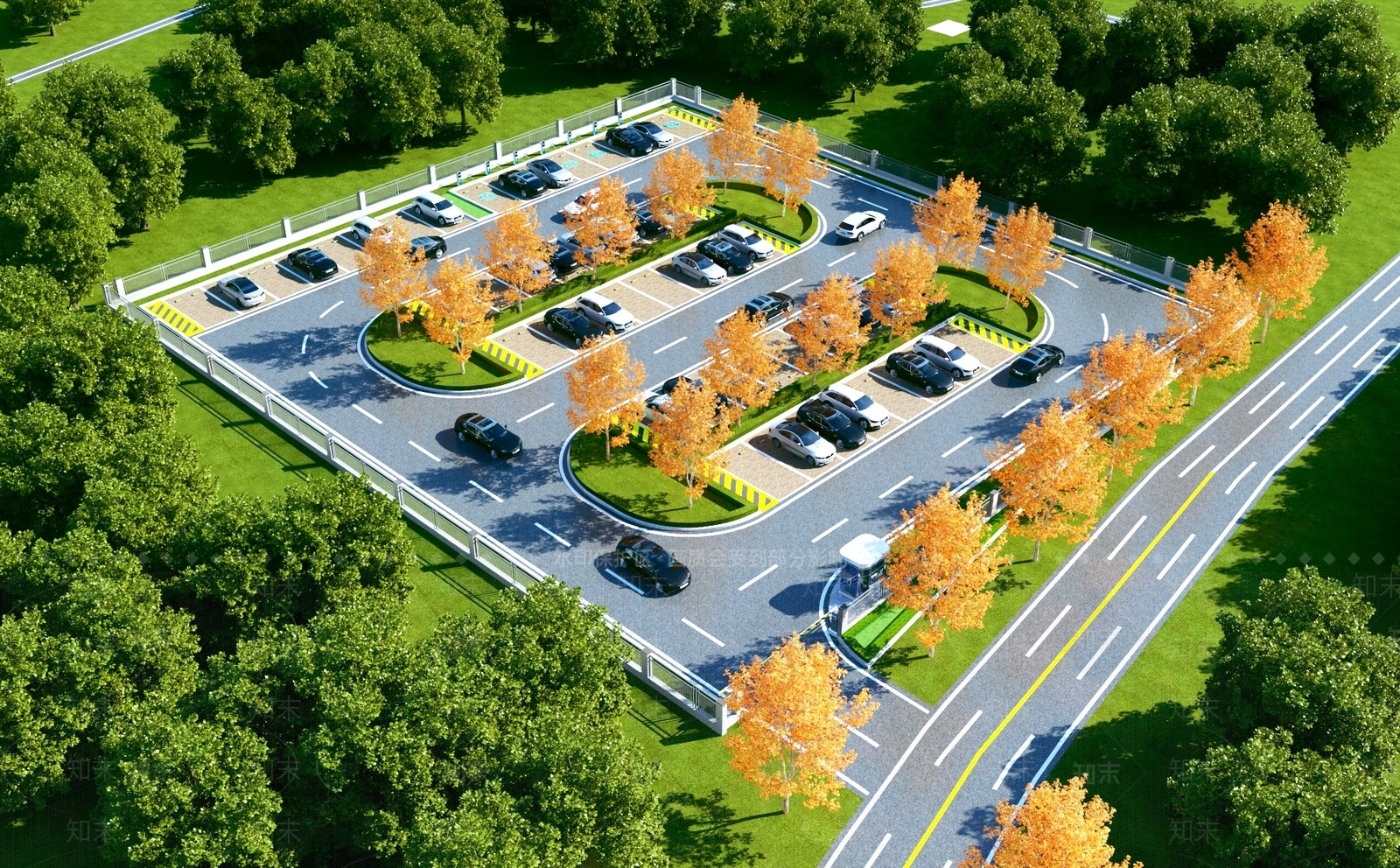 现代停车场3D模型下载【ID:1118766630】