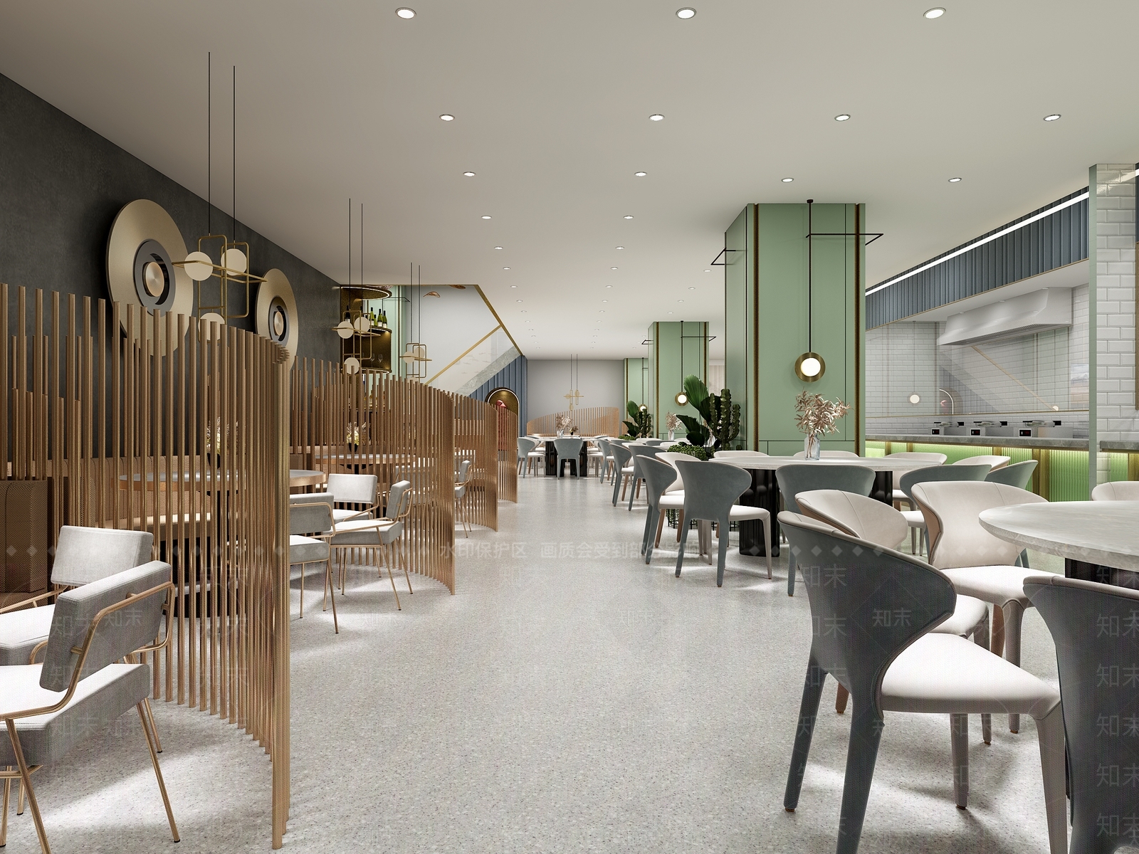 现代茶餐厅3D模型下载【ID:1118776816】