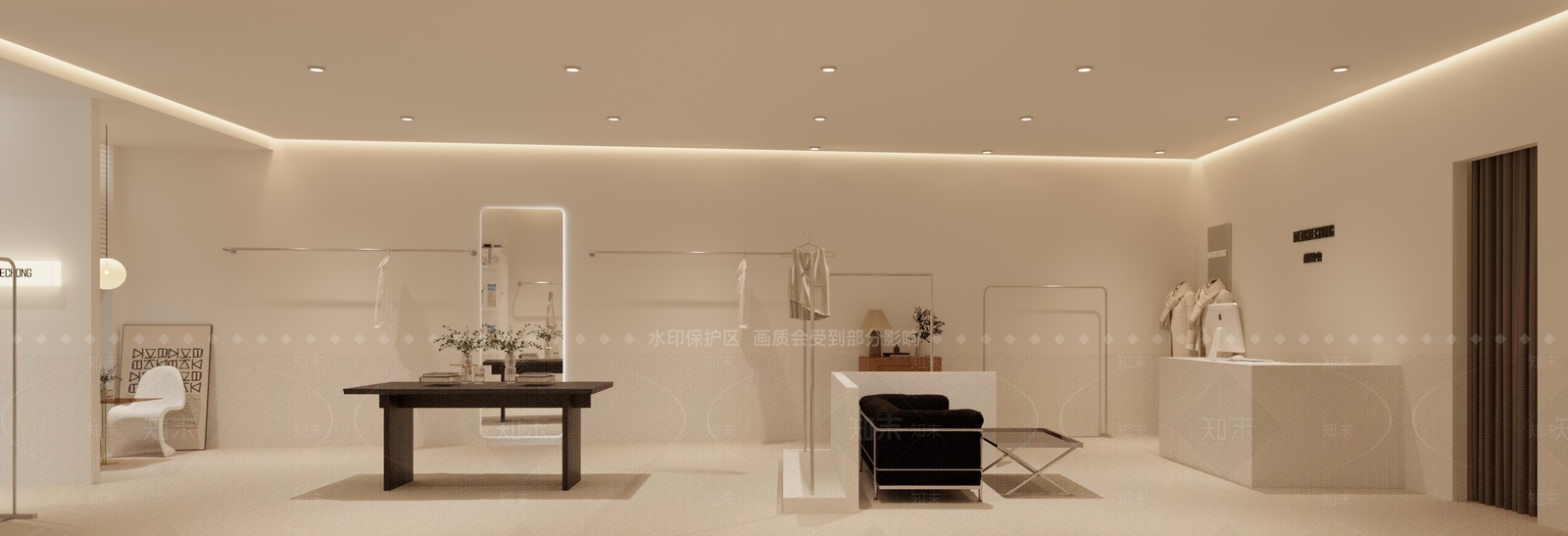 现代服装店3D模型下载【ID:1118785137】