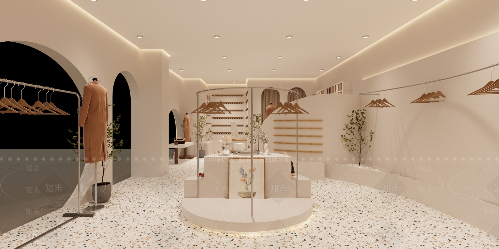 现代服装店3D模型下载【ID:1118785498】