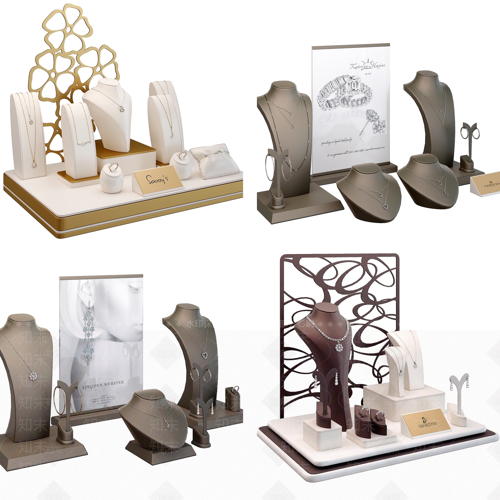 珠宝首饰3D模型下载【ID:1118825179】