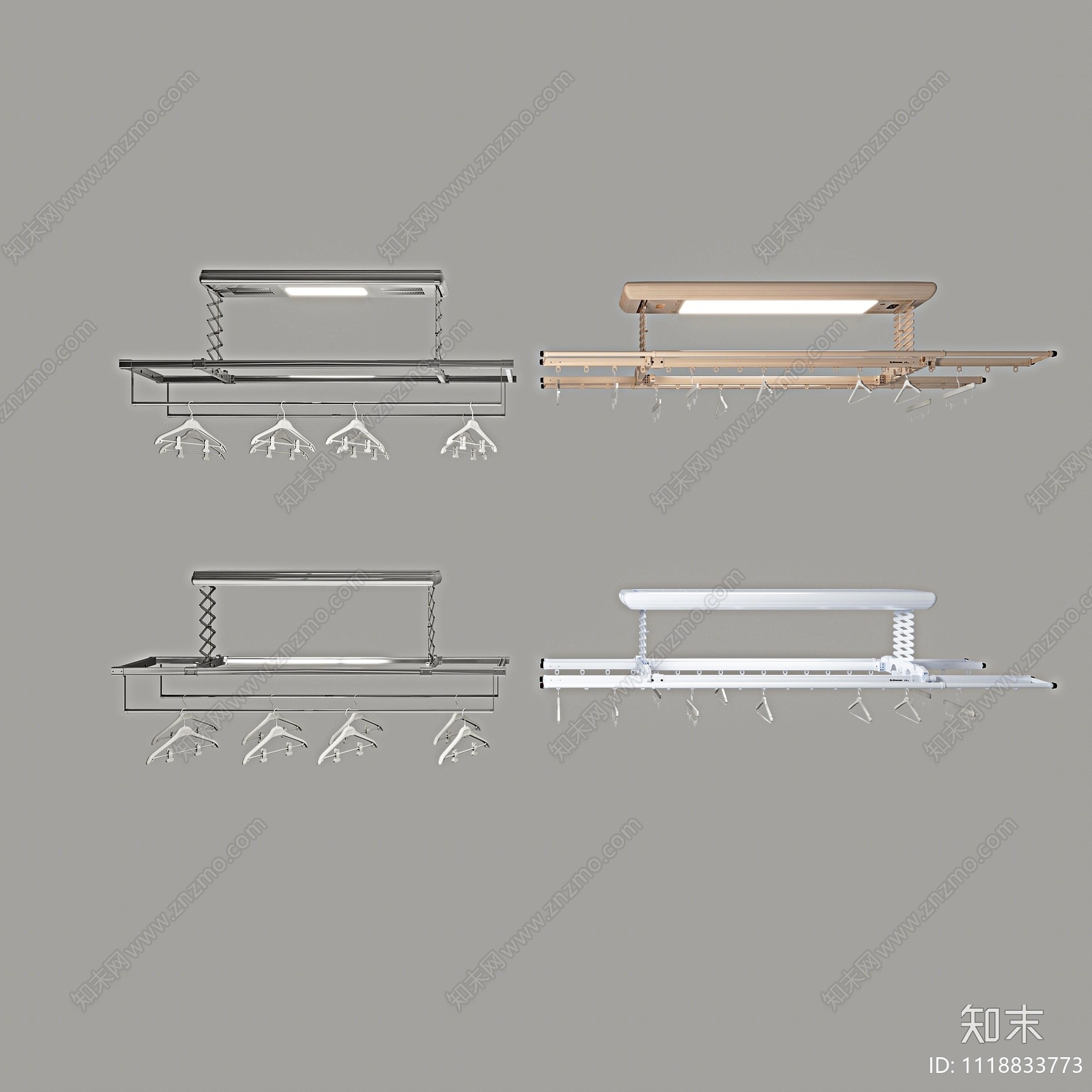 电动晾衣架3D模型下载【ID:1118833773】