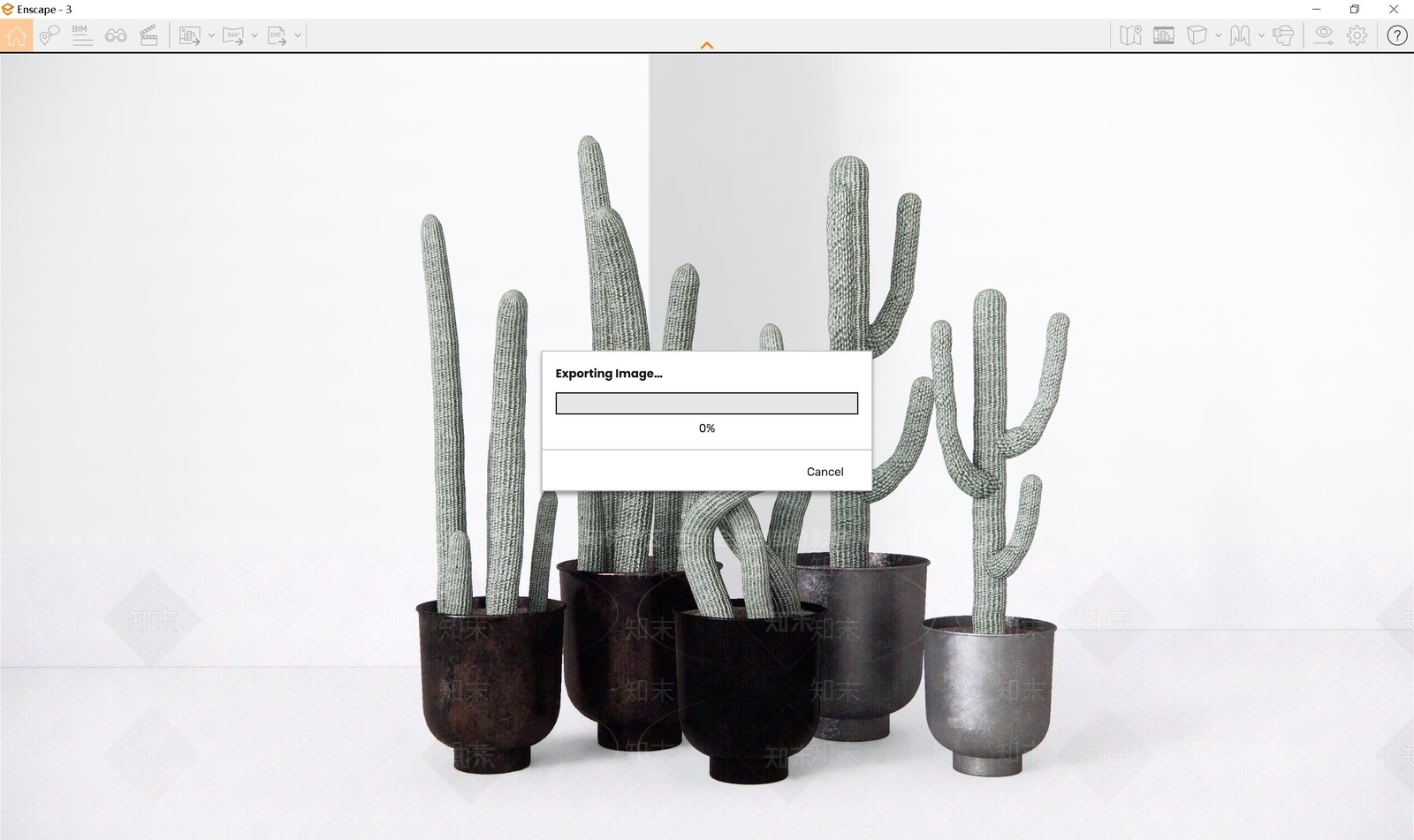 现代花盆SU模型下载【ID:1118837425】