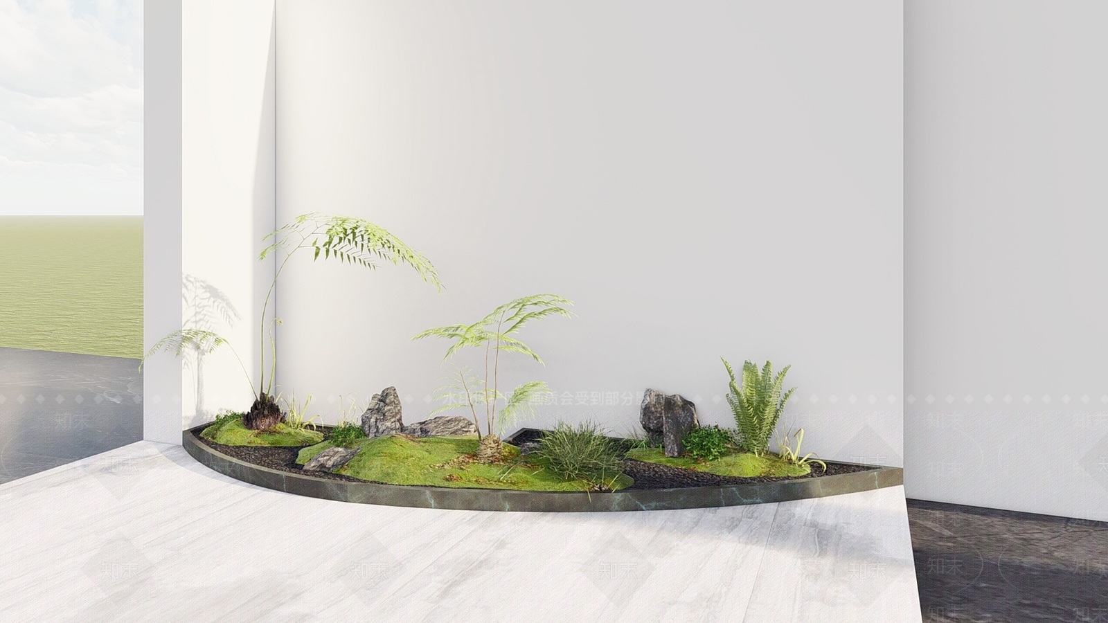 日式小景SU模型下载【ID:1118840447】