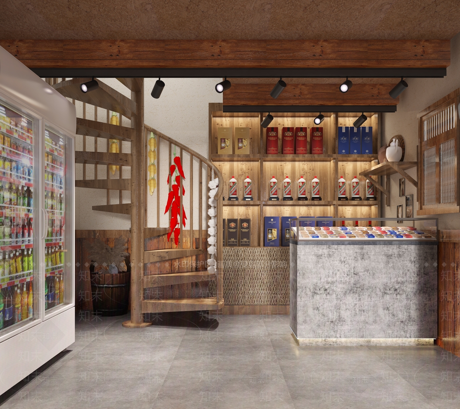 中式特产礼品店3D模型下载【ID:1119293181】