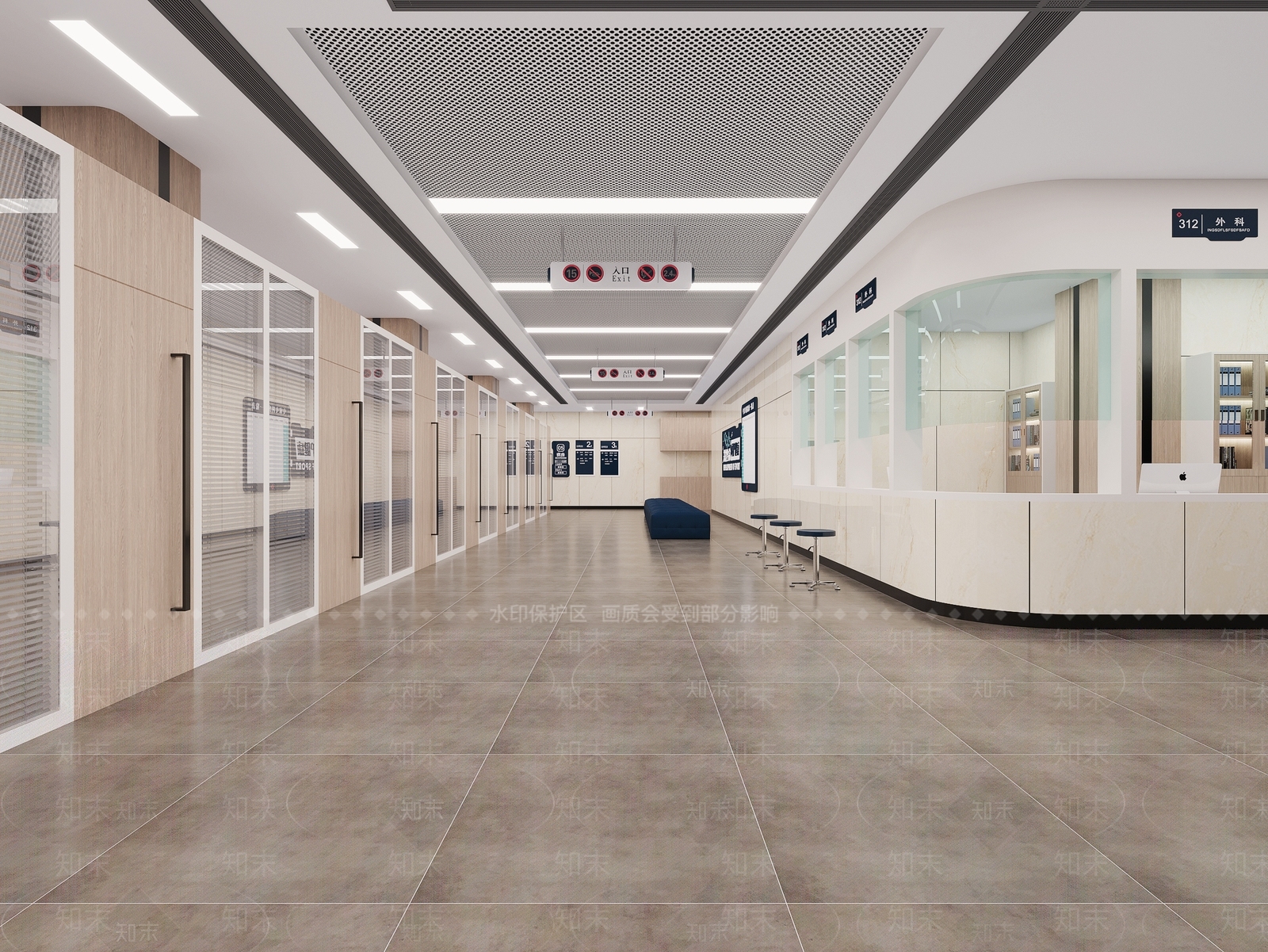 现代医院3D模型下载【ID:1118883446】