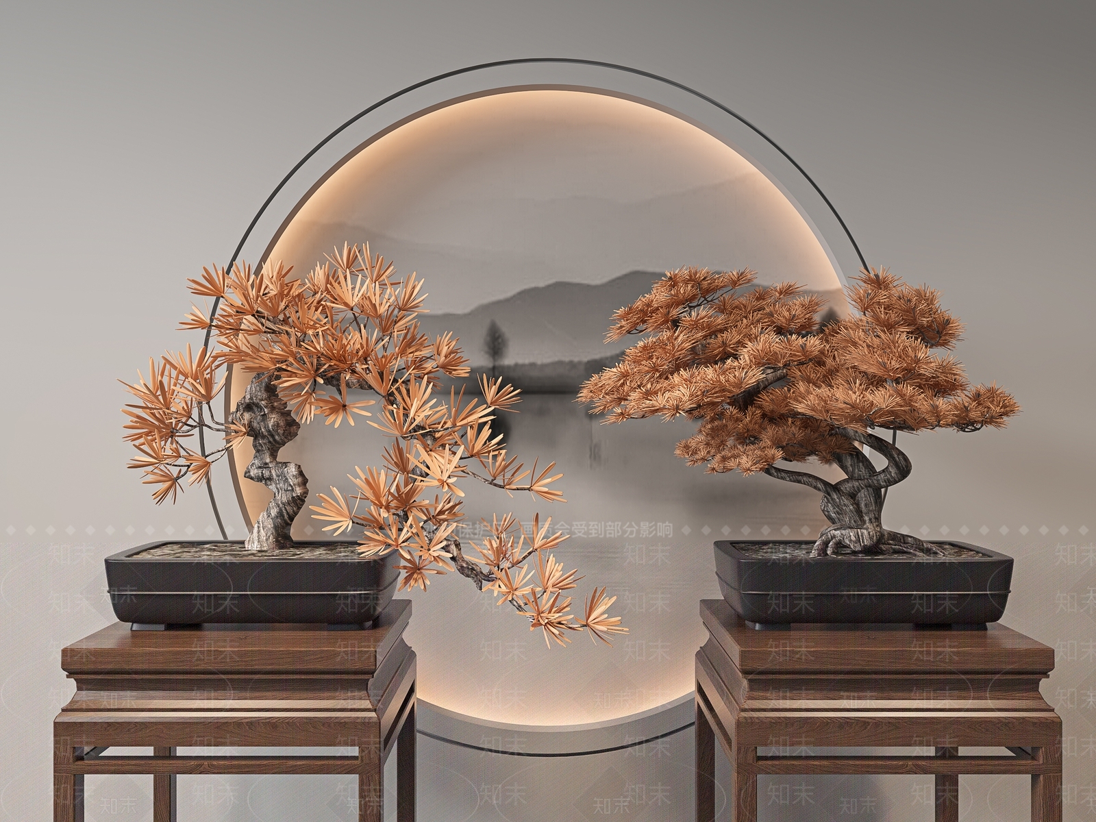 盆栽3D模型下载【ID:1118961341】