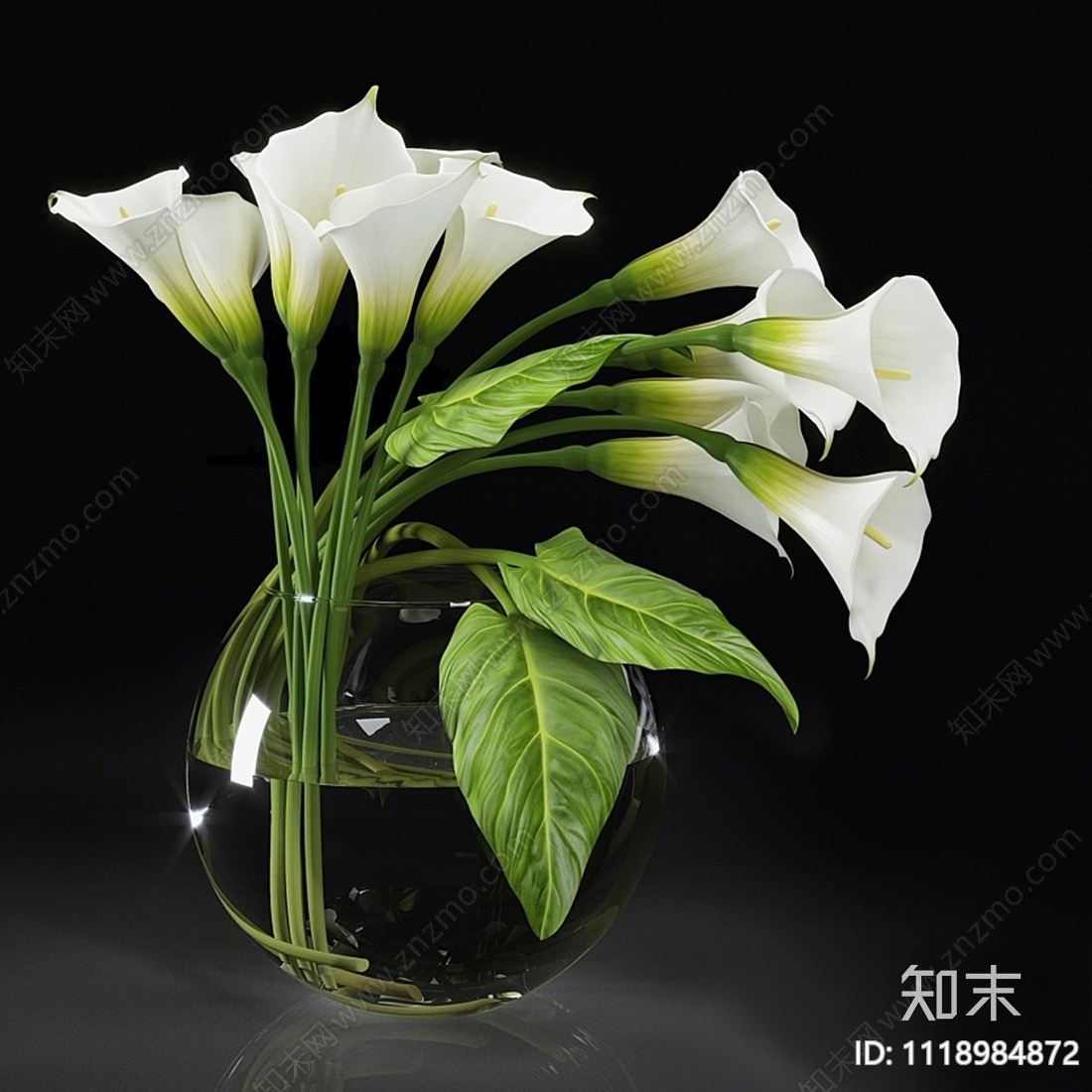 水生植物3D模型下载【ID:1118984872】