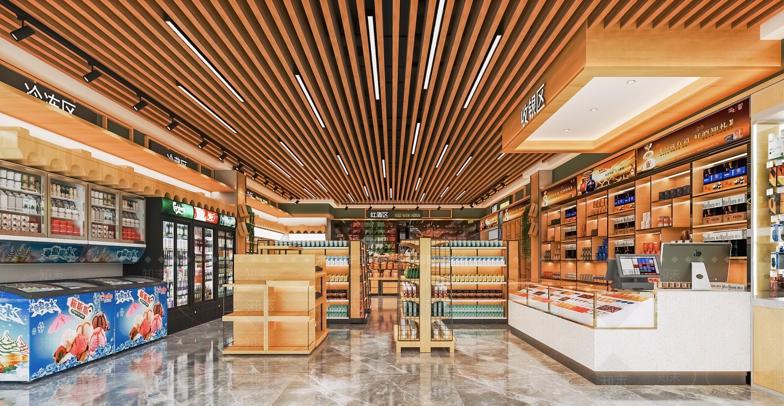 现代便利店SU模型下载【ID:1118977768】