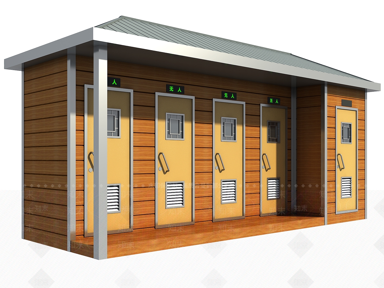 现代户外公共卫生间3D模型下载【ID:1118984651】