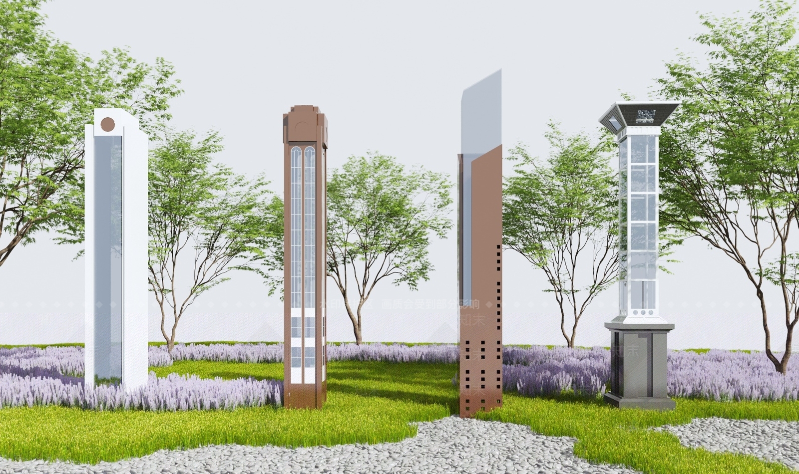新中式路灯3D模型下载【ID:1119119441】