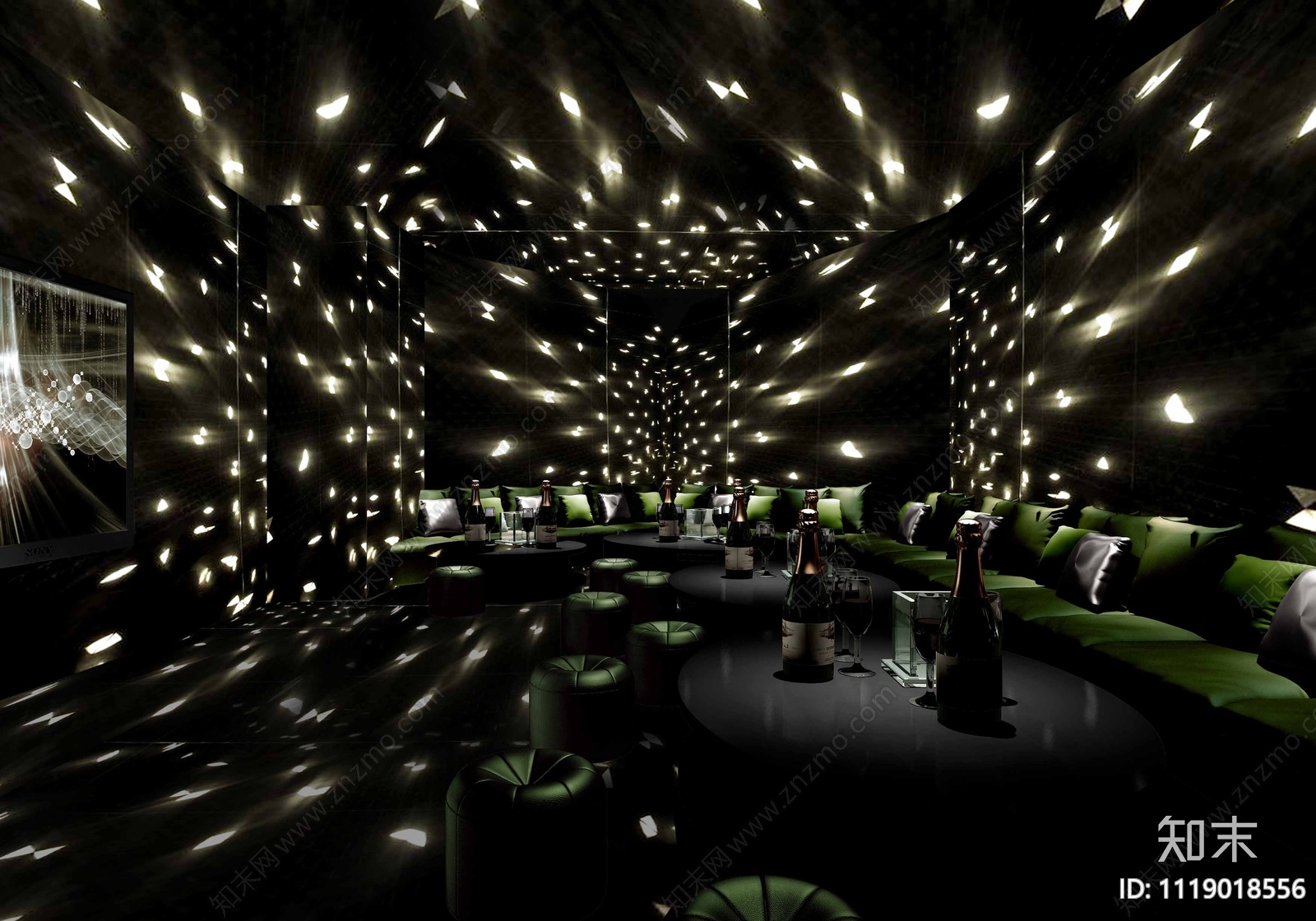 魔都夜店室内设计施工图效果图施工图下载【ID:1119018556】