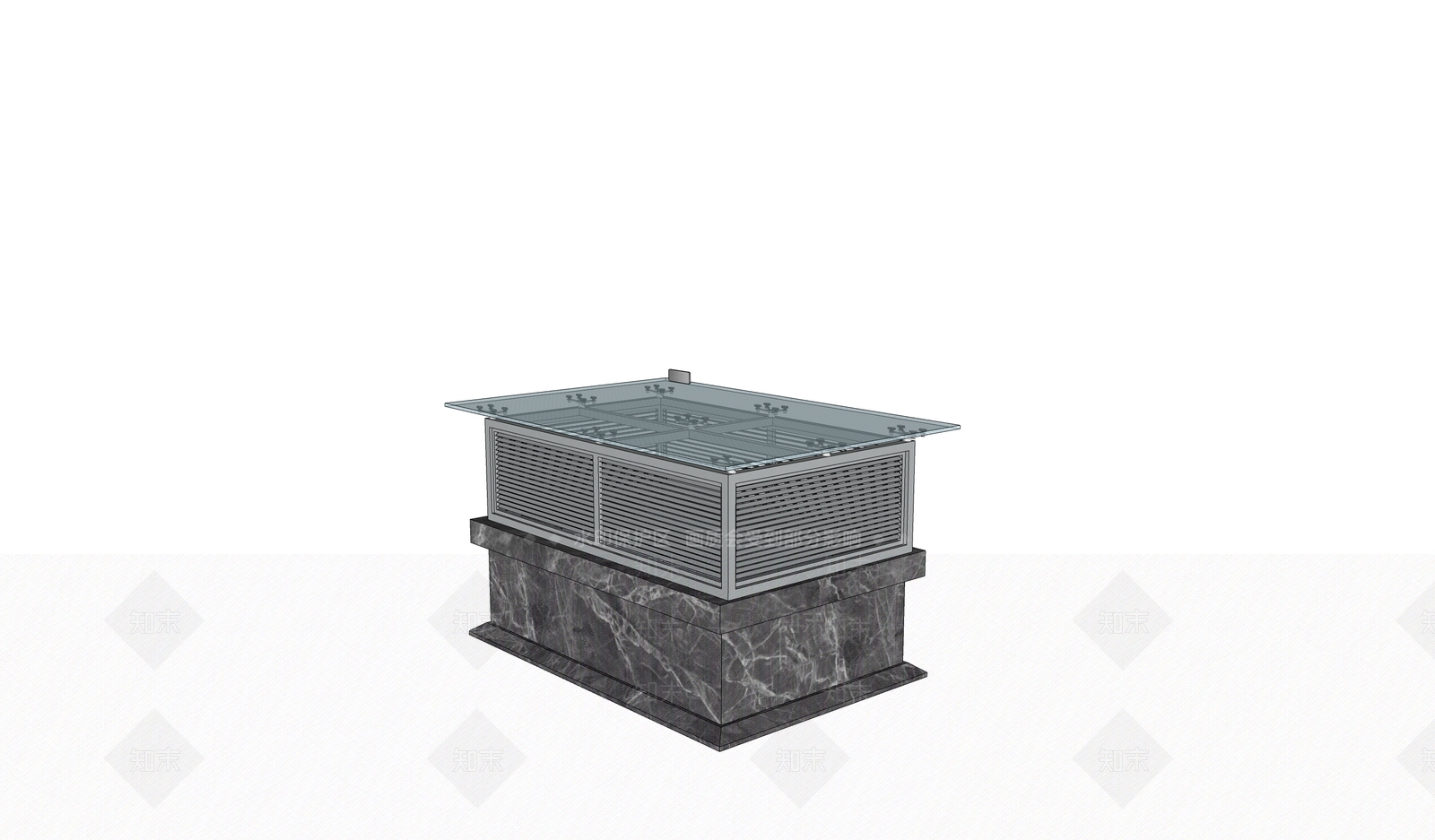 现代通风井SU模型下载【ID:1119023311】