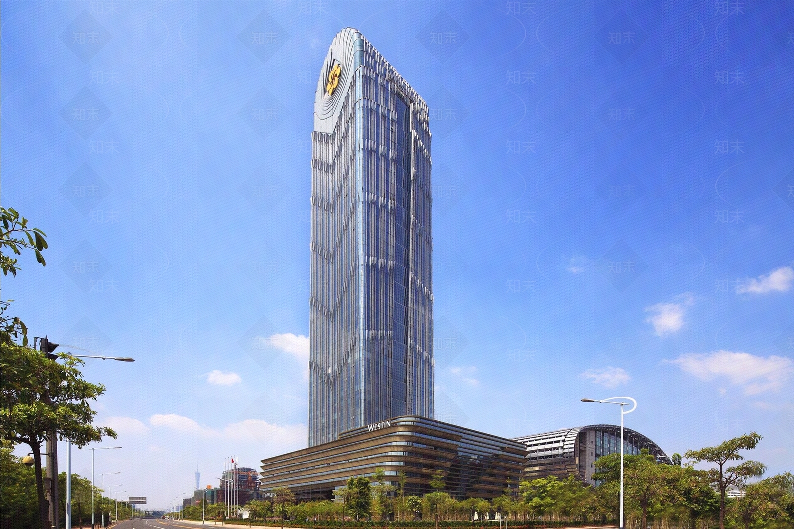 白天街道城市外景贴图下载【ID:1119026562】
