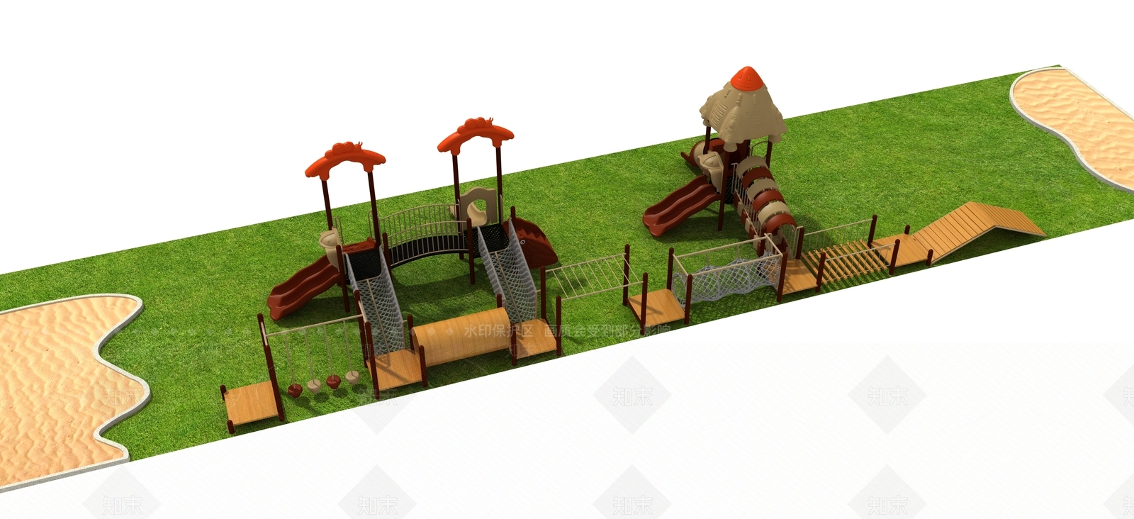 儿童木质拓展玩具3D模型下载【ID:1119052497】