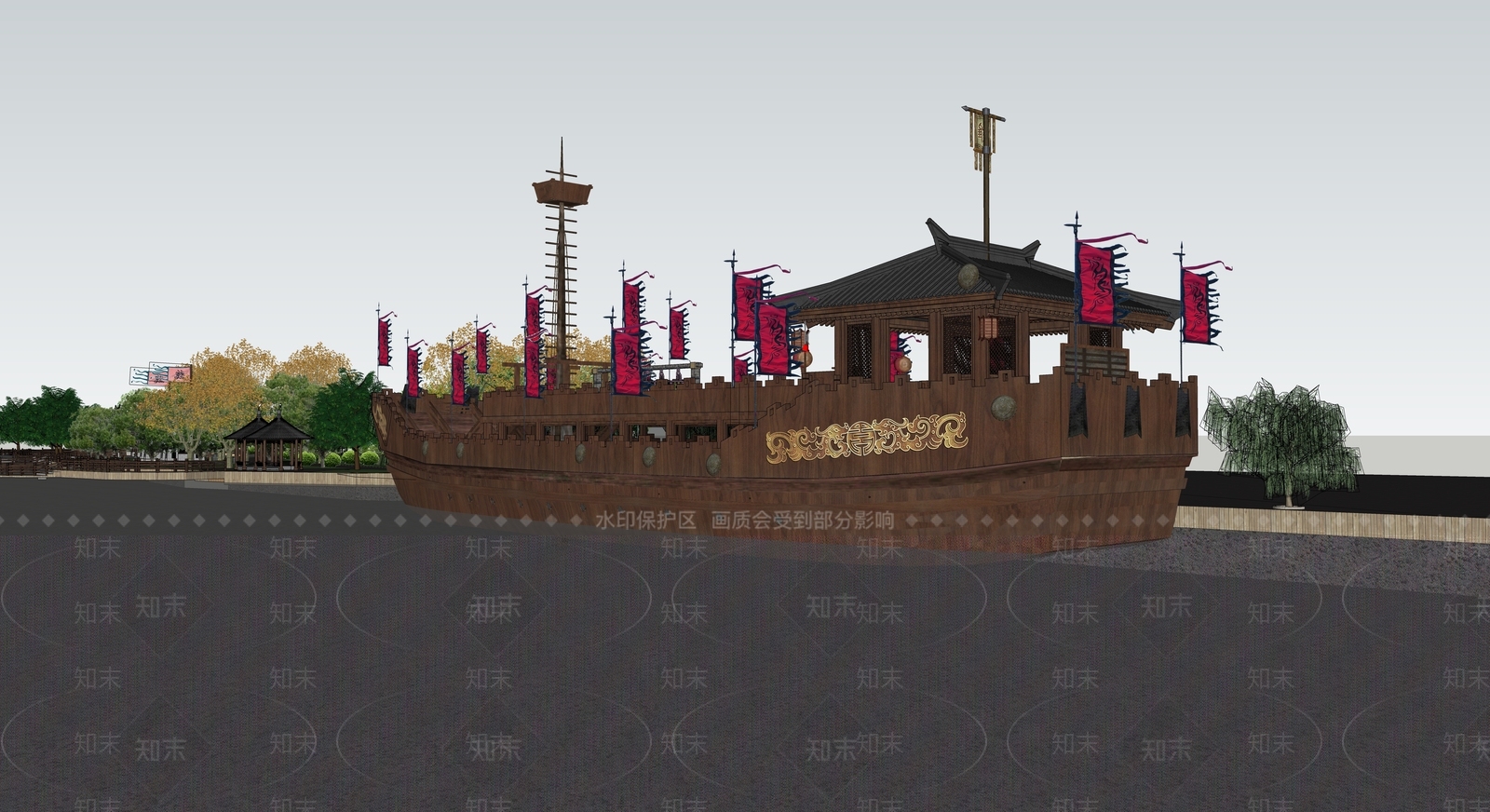 船SU模型下载【ID:1119067719】