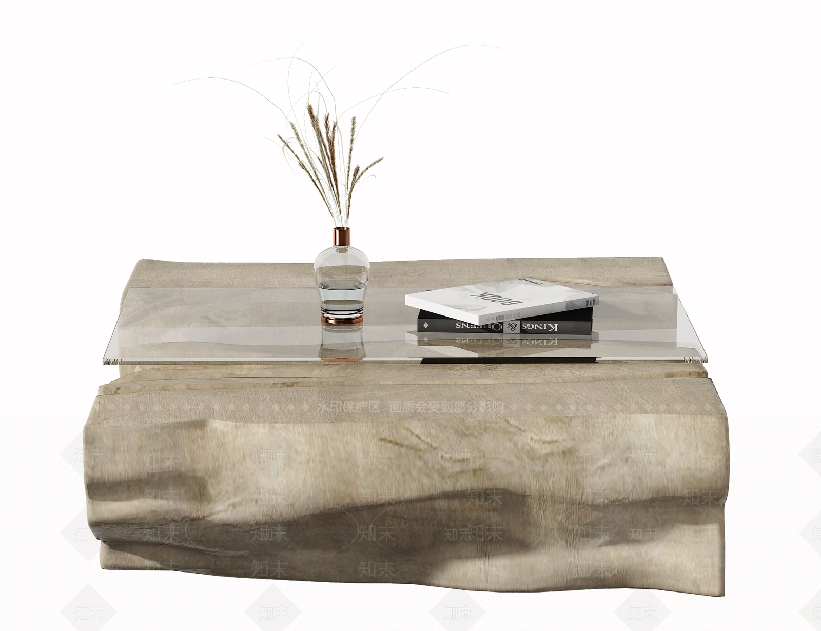 现代树桩茶几3D模型下载【ID:1119068580】