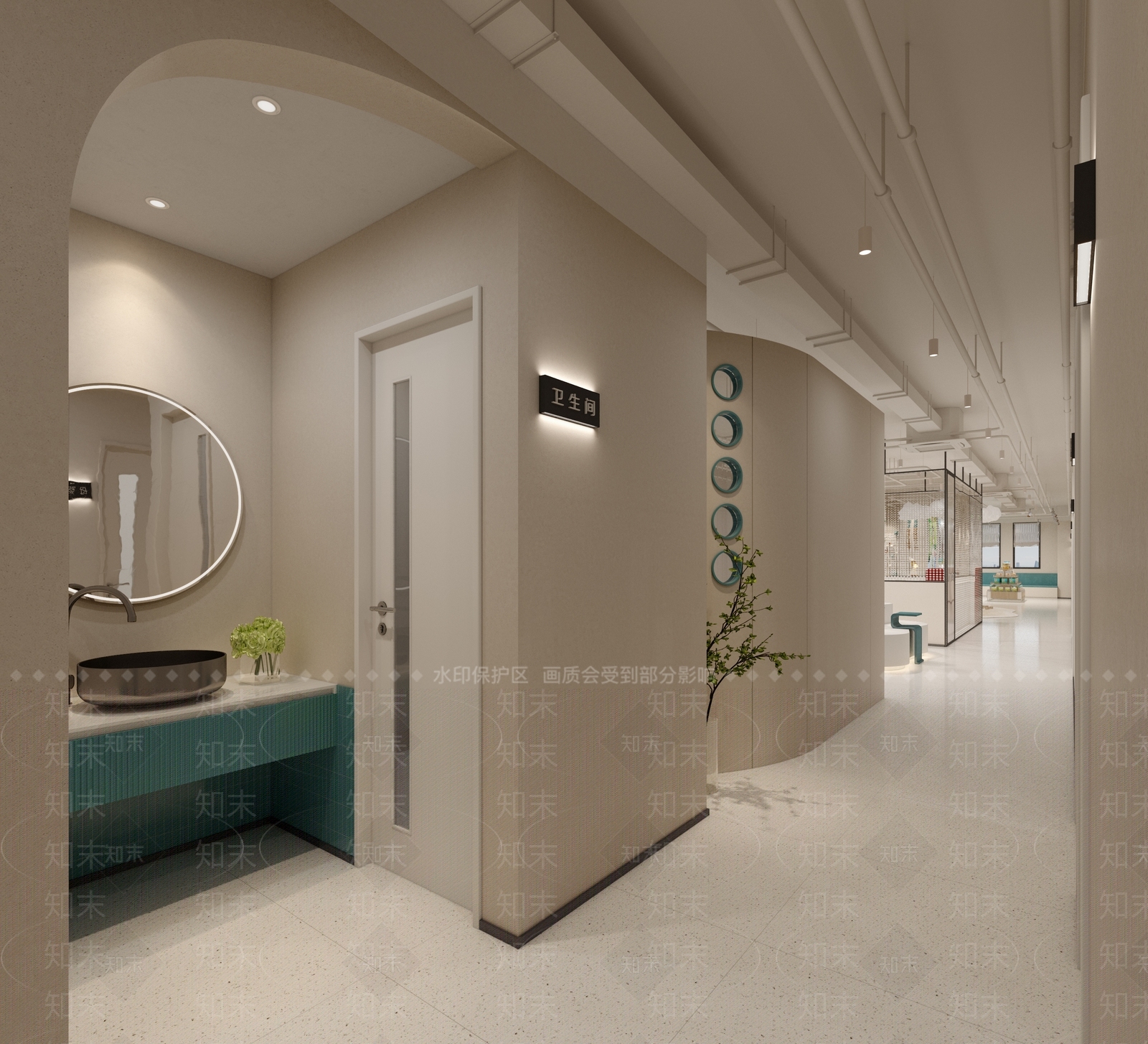 侘寂儿童医院3D模型下载【ID:1119070832】
