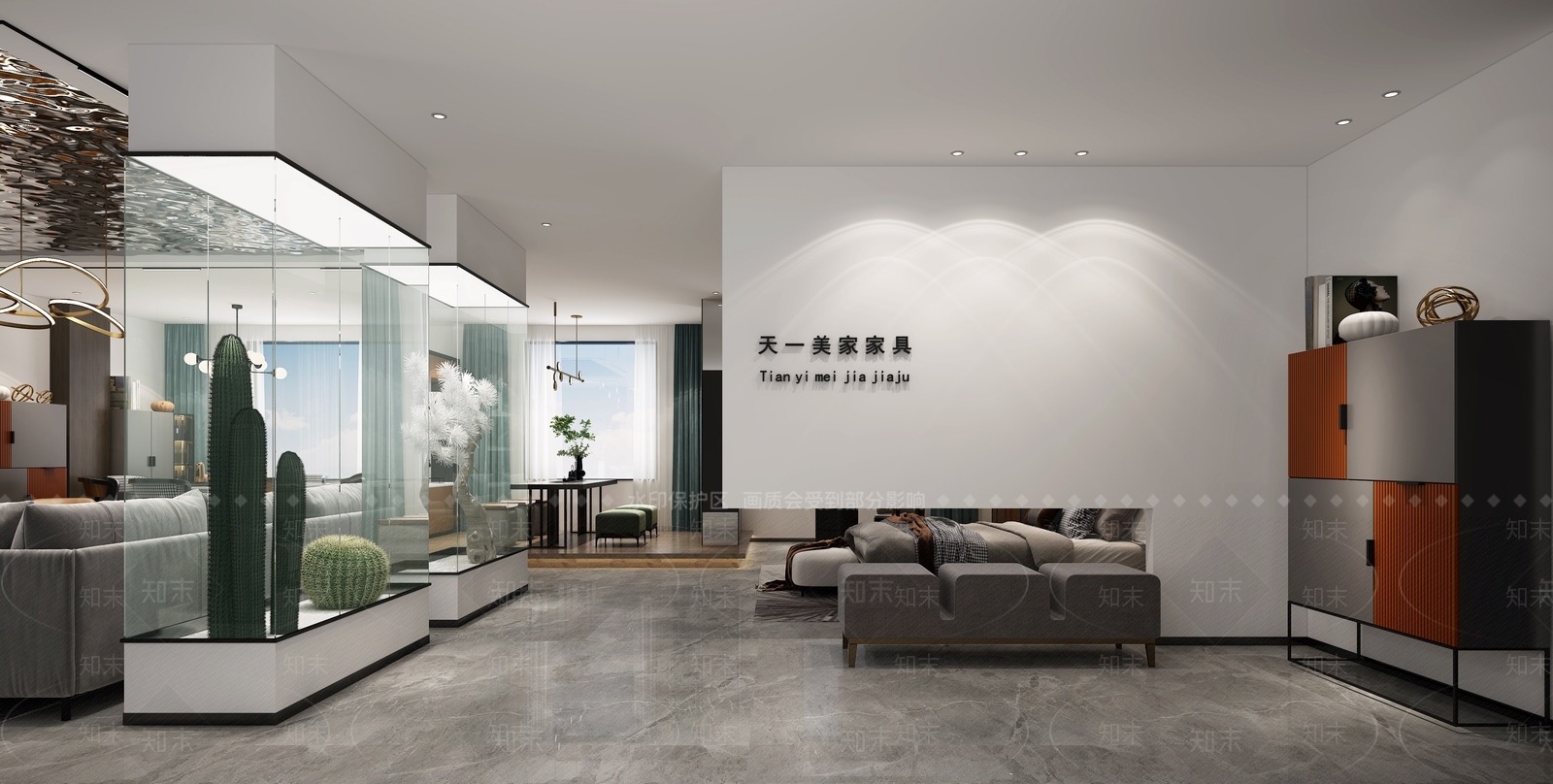 现代家居专卖店3D模型下载【ID:1119076501】