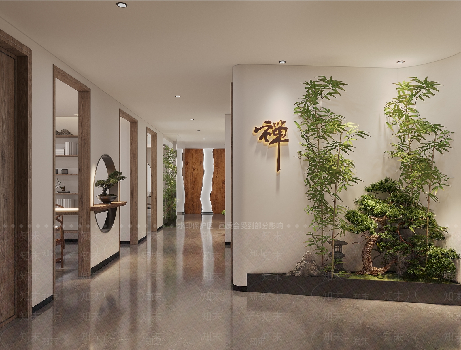 新中式茶馆3D模型下载【ID:1119080039】