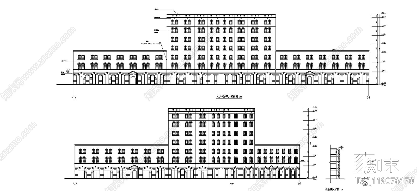 南京西路主要老建筑楼平面施工图施工图下载【ID:1119078170】