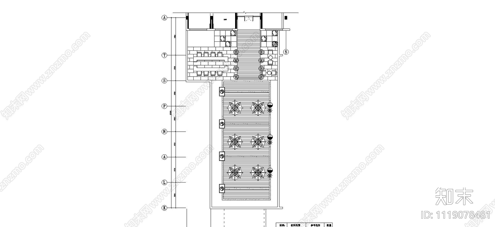 屋顶花园景观平面图施工图施工图下载【ID:1119078481】