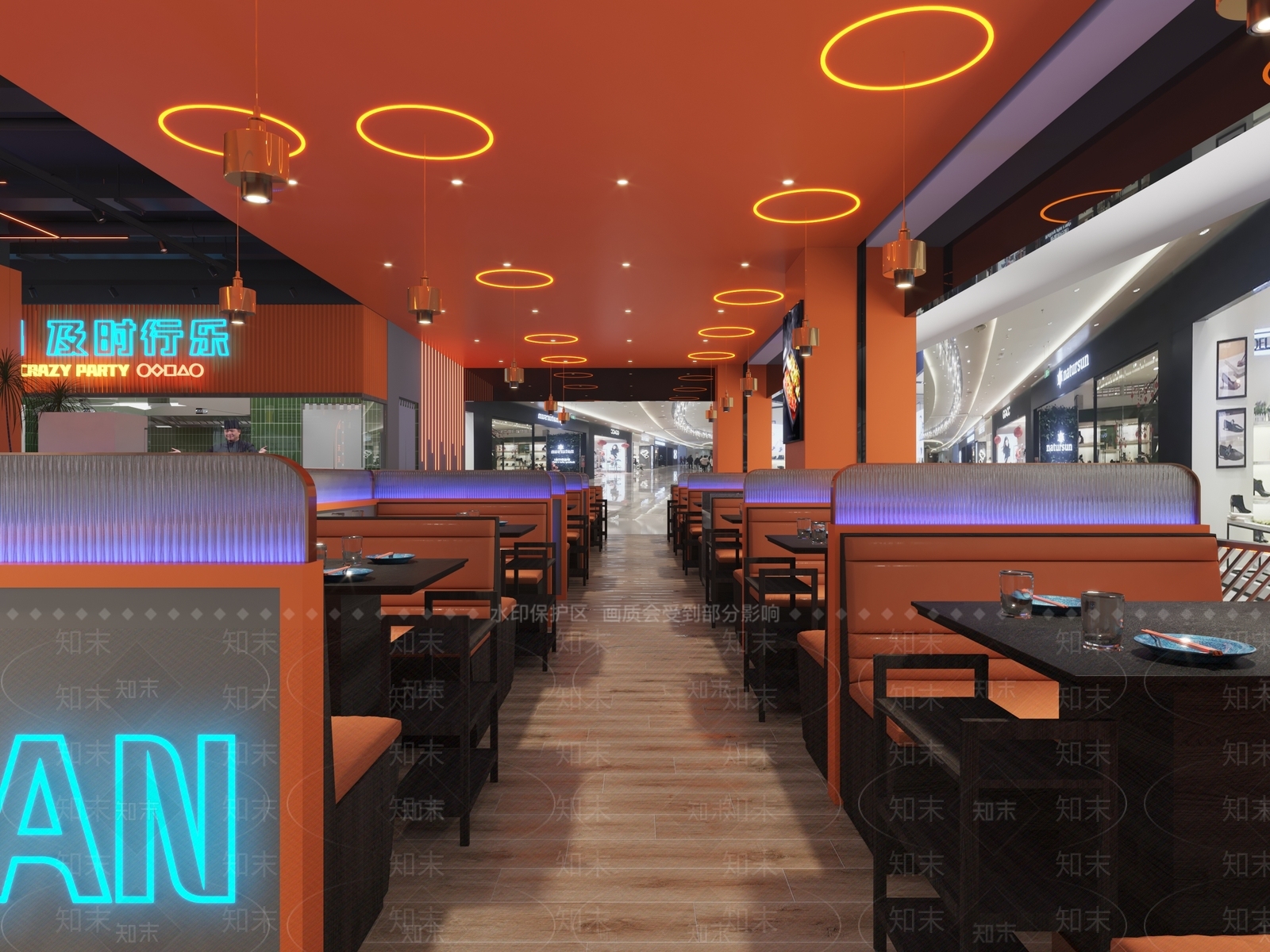 现代烤鱼店3D模型下载【ID:1119977164】