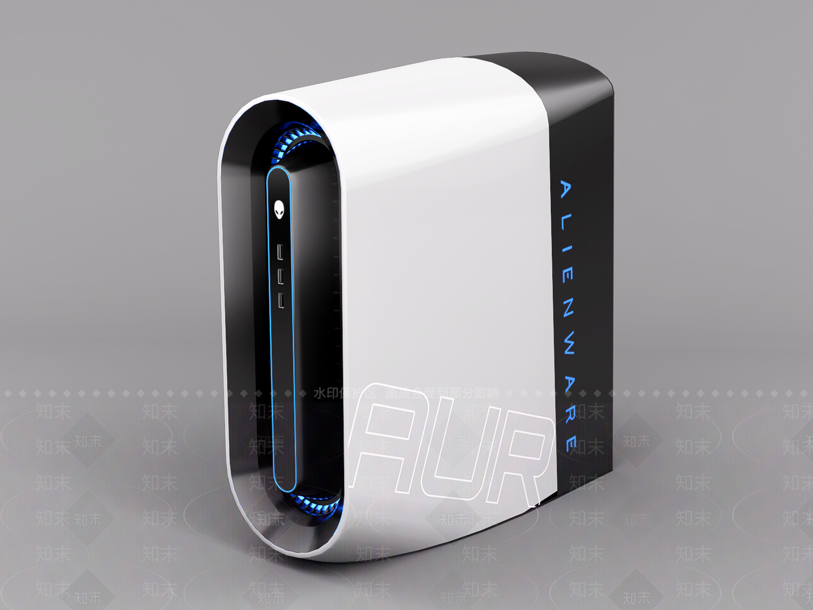 现代外星人电脑主机SU模型下载【ID:1119095189】