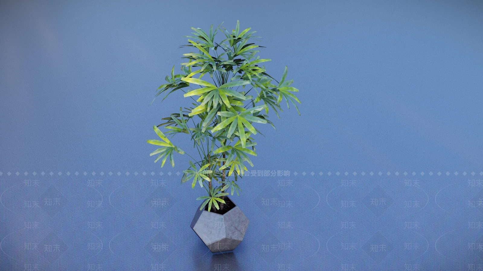 现代盆栽SU模型下载【ID:1119097540】