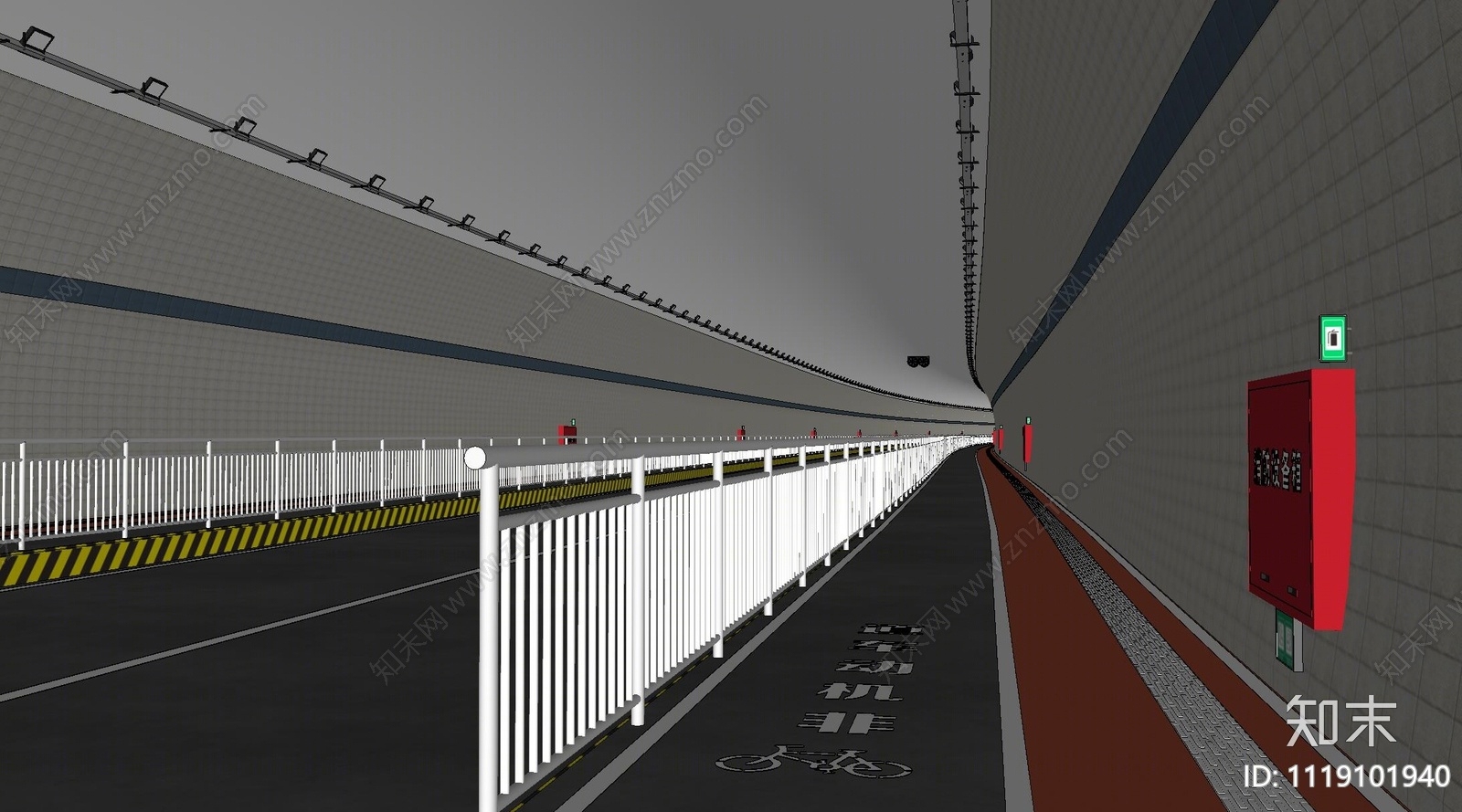 现代环山隧道SU模型下载【ID:1119101940】