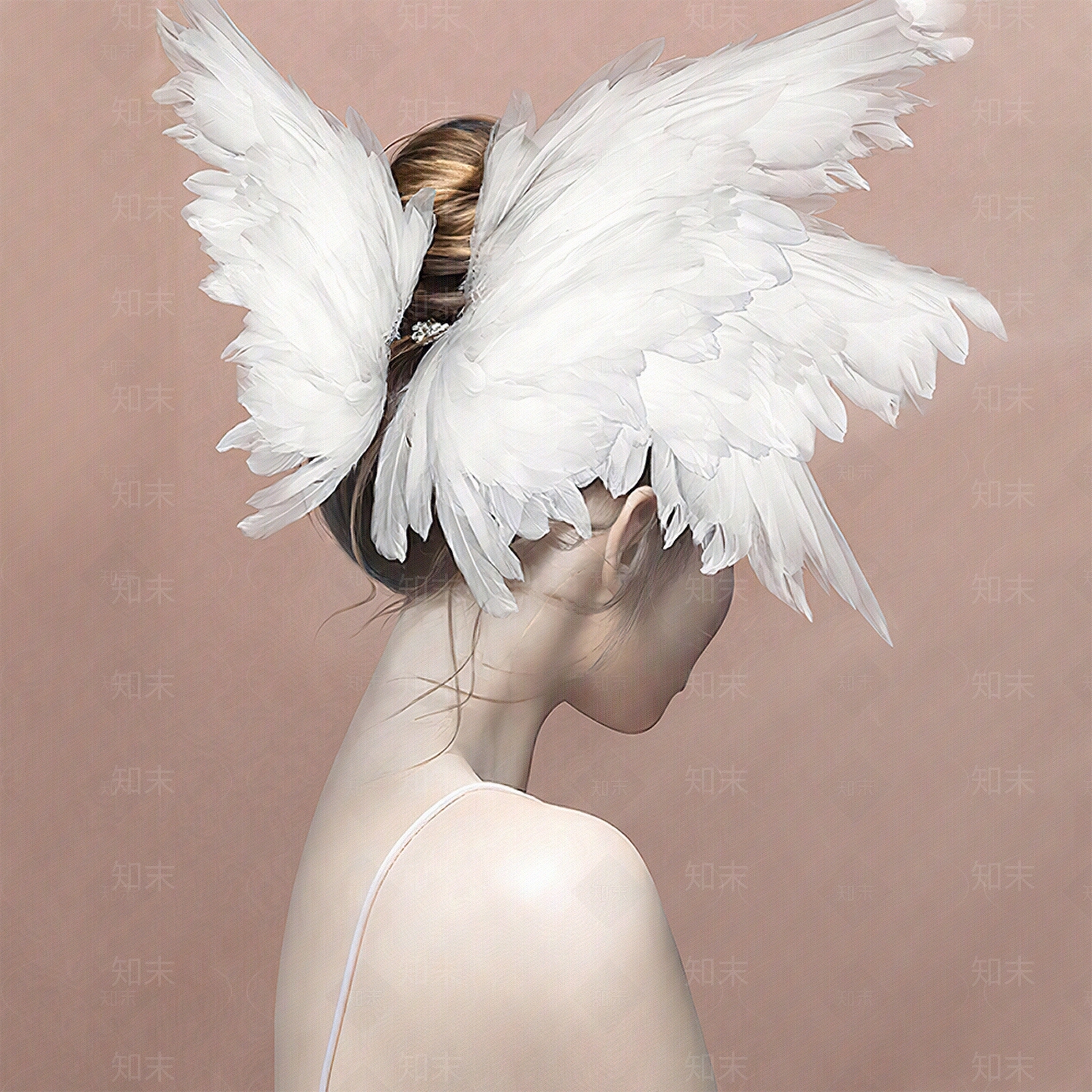 现代写实人物装饰画贴图下载【ID:1119108755】