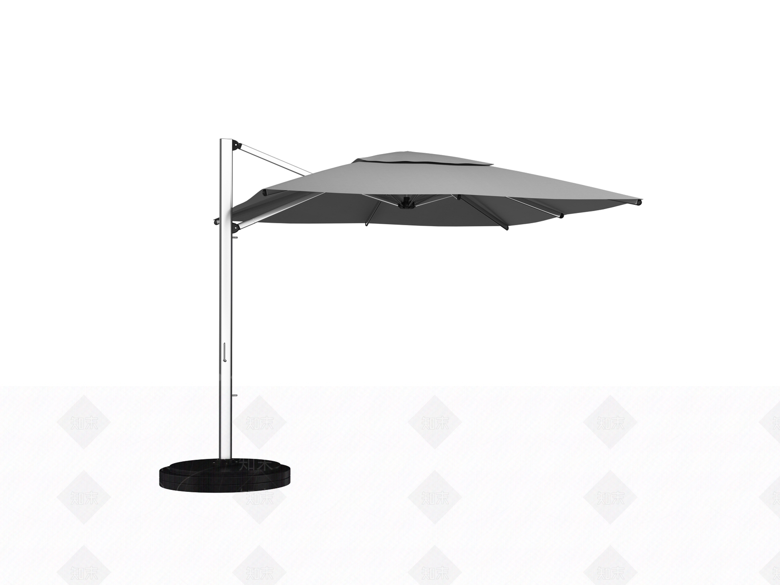现代户外遮阳伞SU模型下载【ID:1119148367】