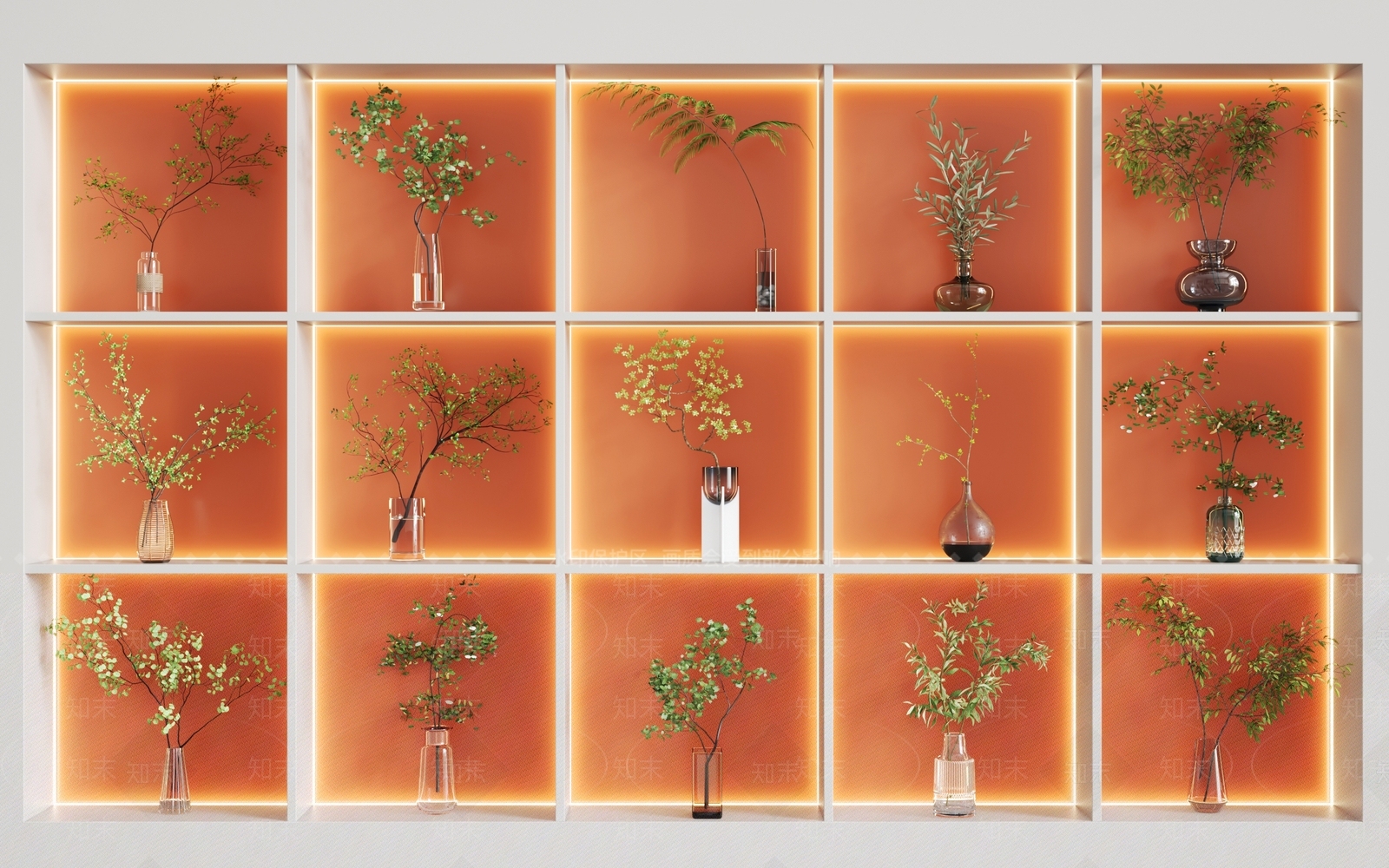 玻璃植物3D模型下载【ID:1119163773】