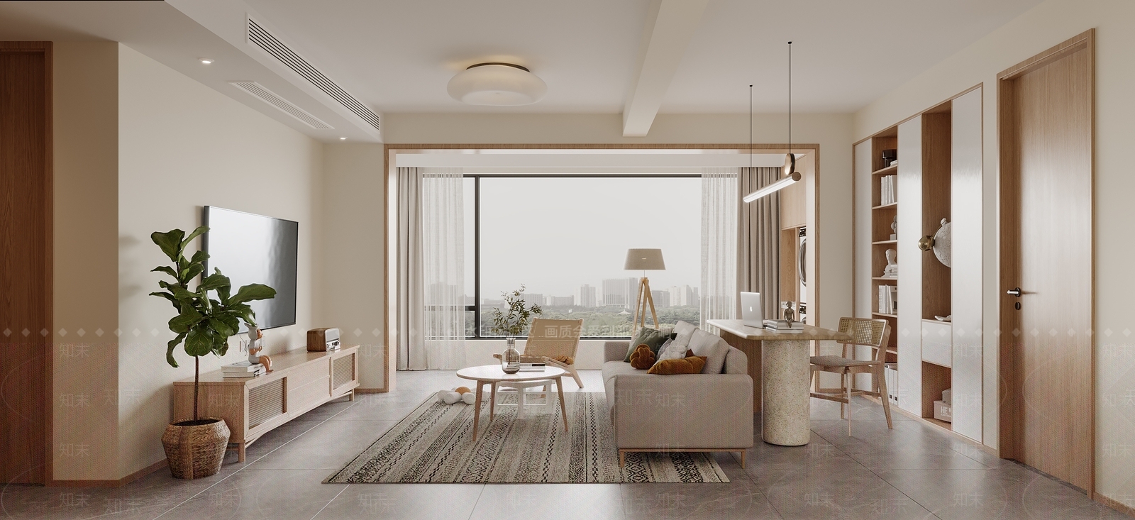 北欧客餐厅3D模型下载【ID:1119185014】