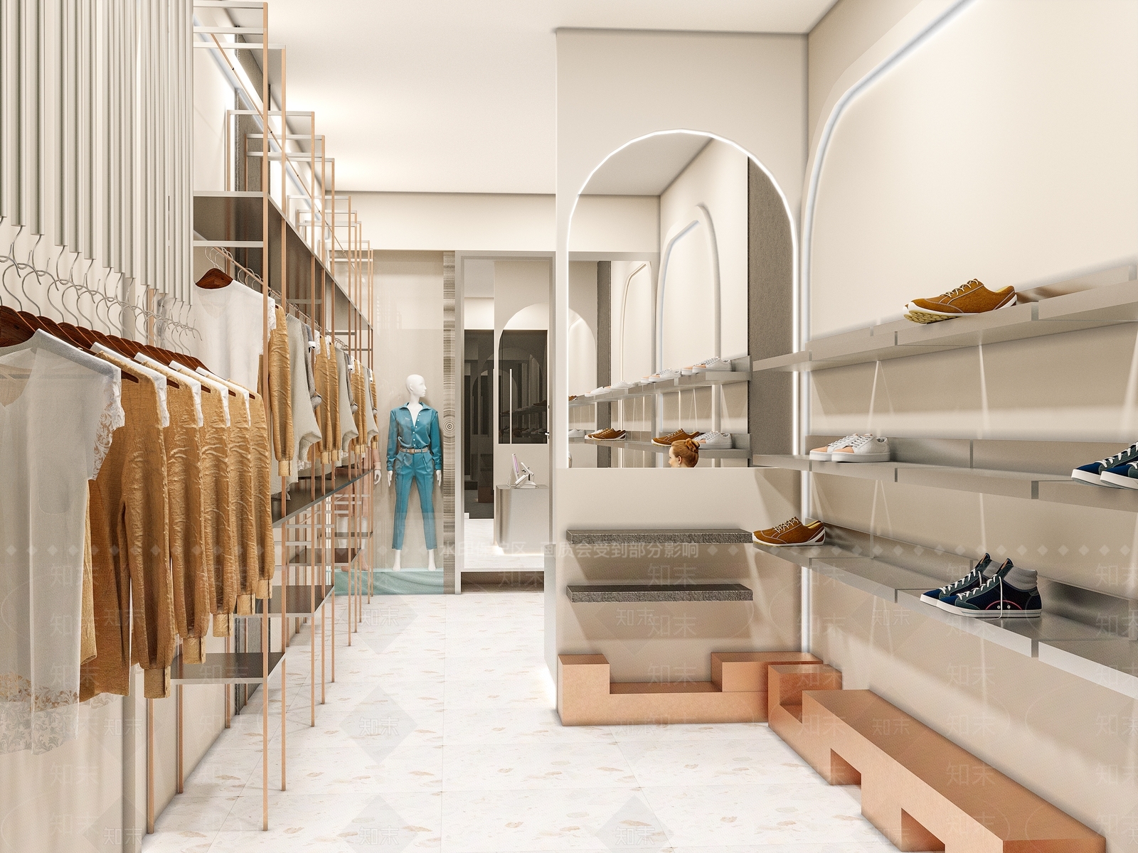 现代服装店3D模型下载【ID:1119203910】