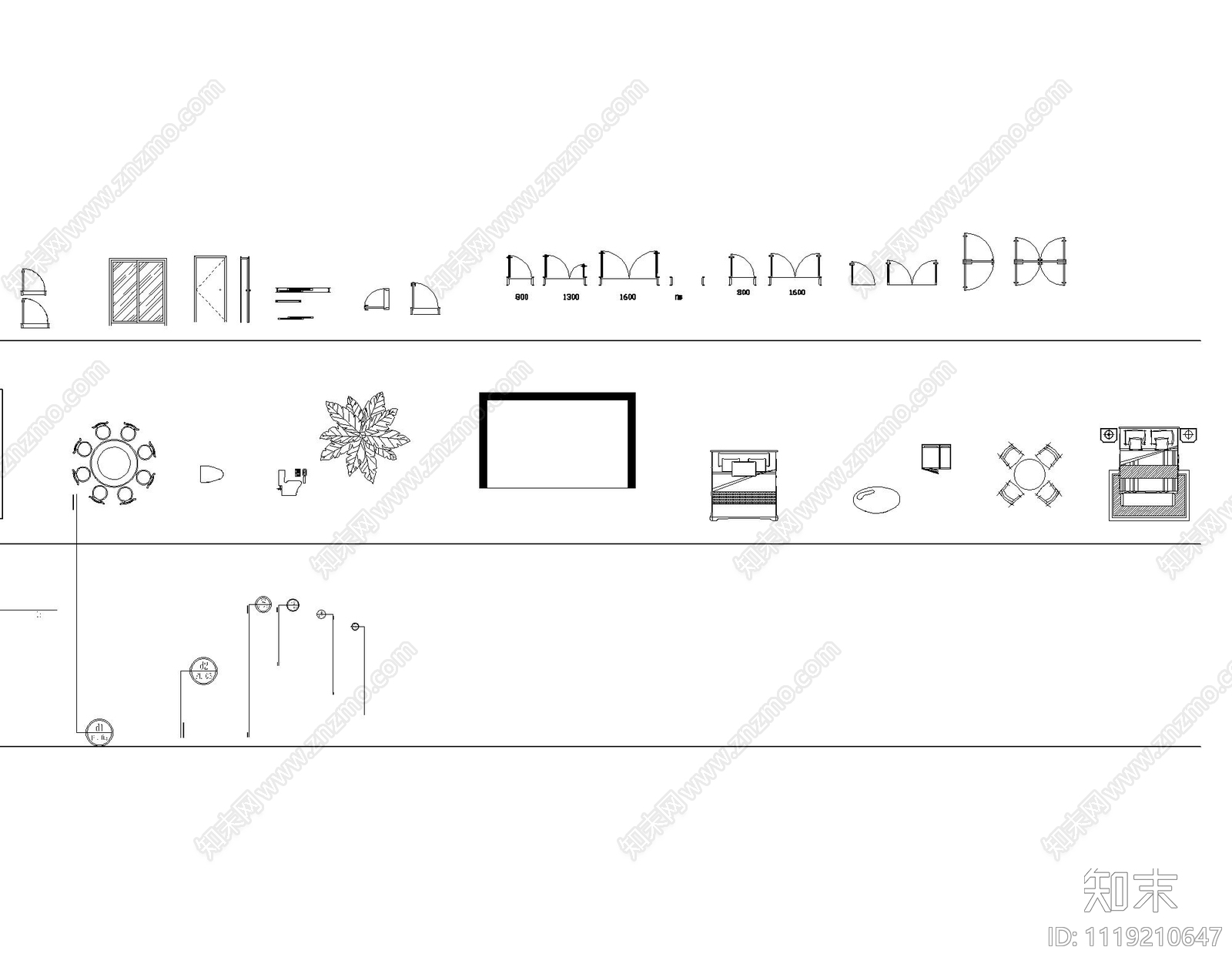 最全动态块平面立面图施工图施工图下载【ID:1119210647】