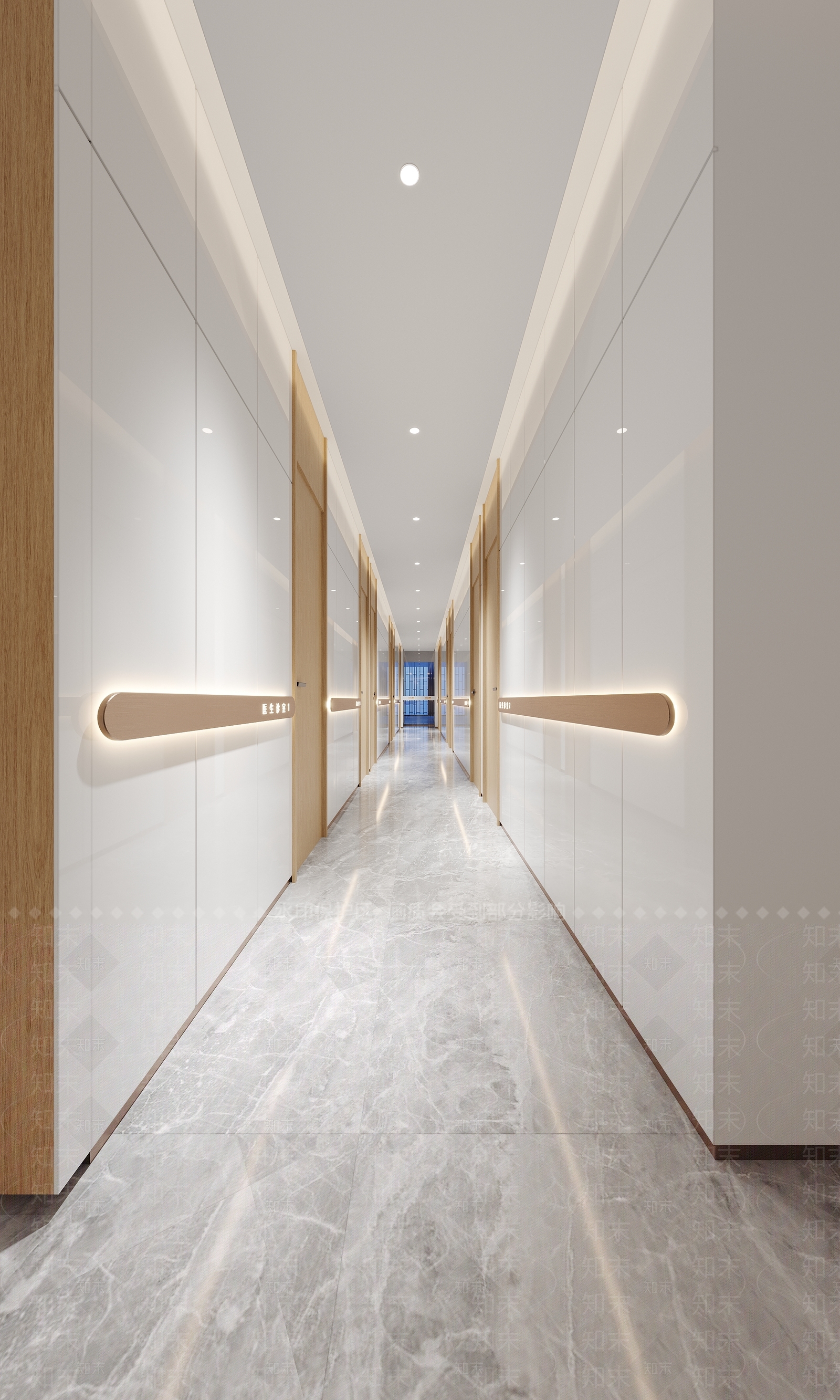 现代医美过道3D模型下载【ID:1119215398】
