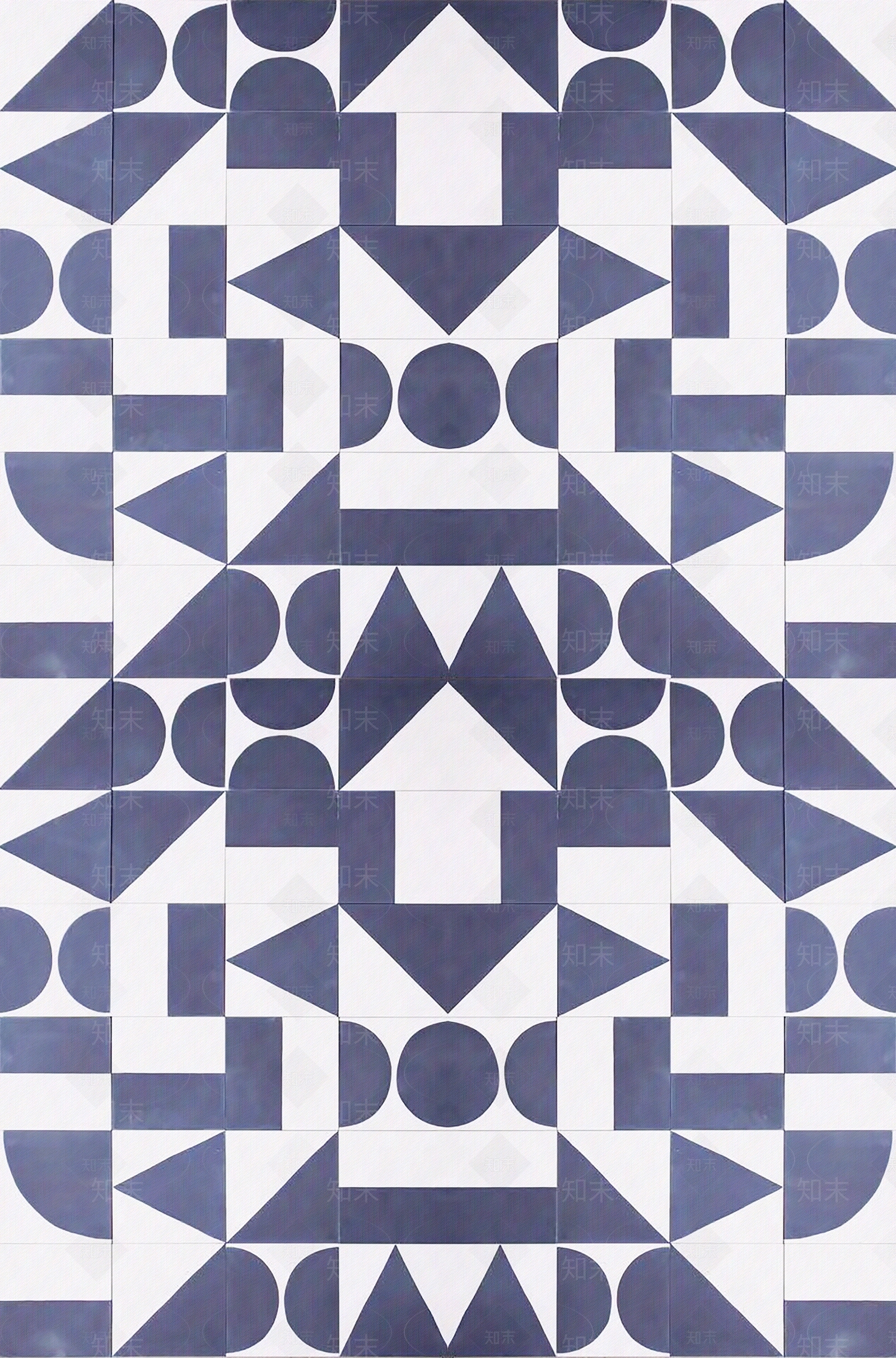 浅色几何抽象纹理拼色花砖贴图下载【ID:1119258499】