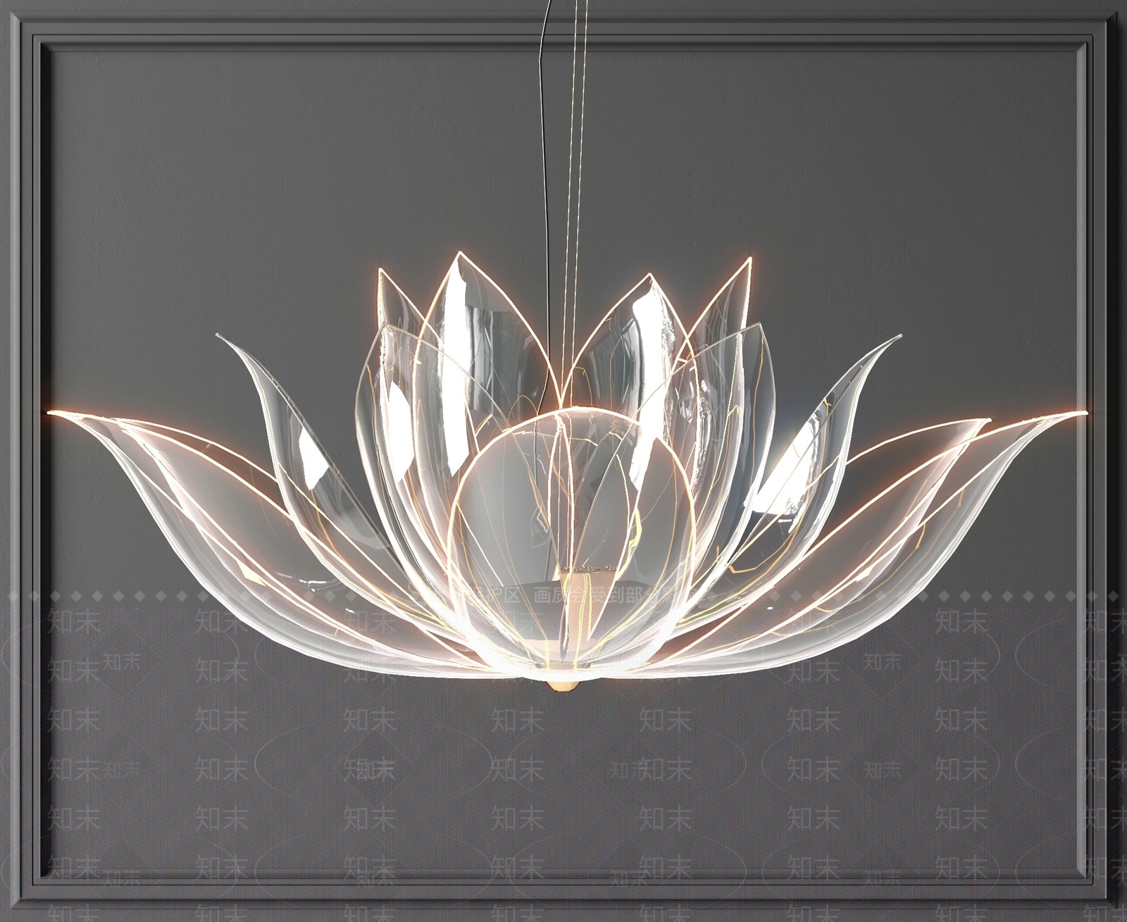 水晶吊灯SU模型精品下载_SketchUp模型_知末网