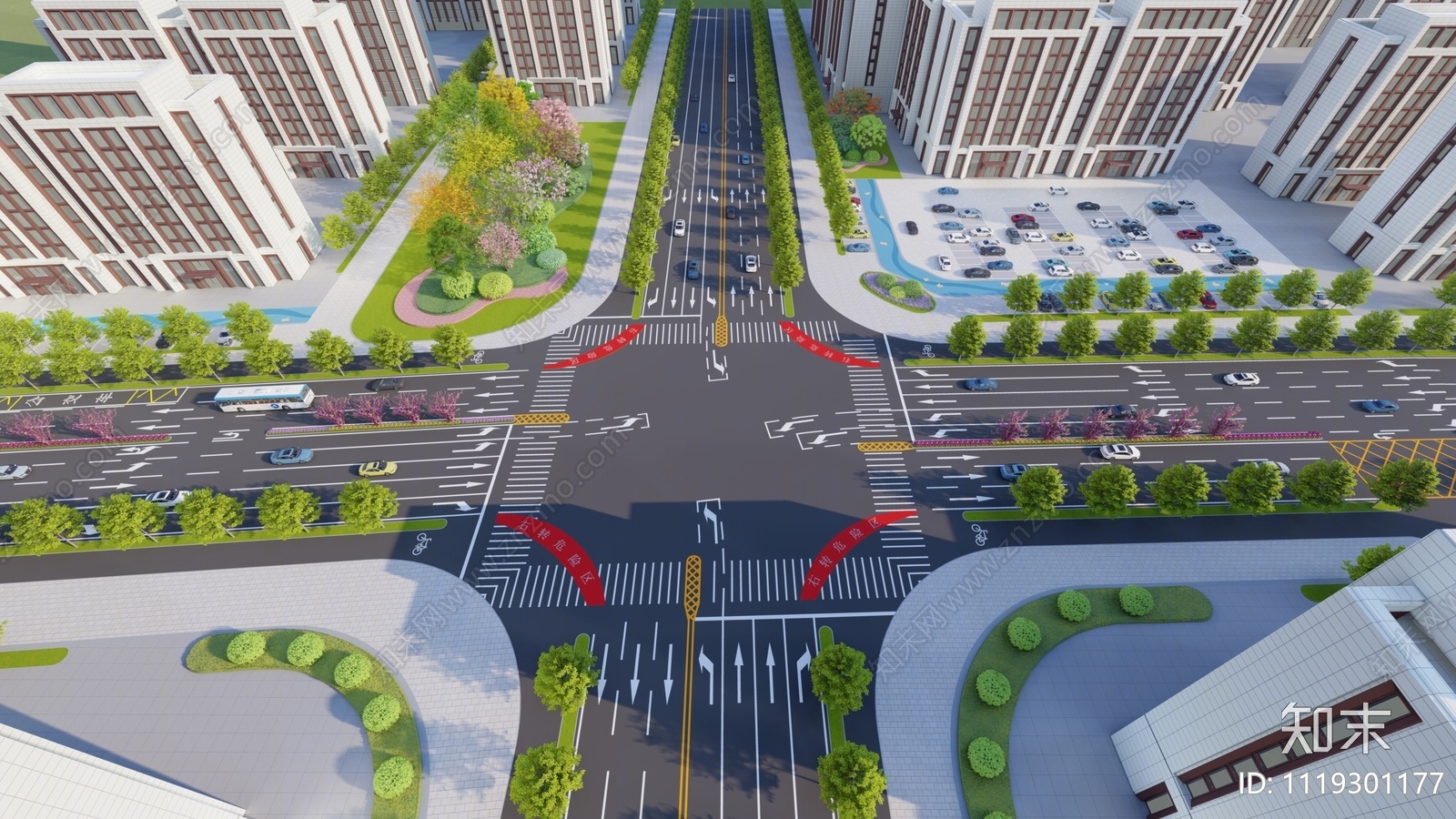 现代道路SU模型下载【ID:1119301177】