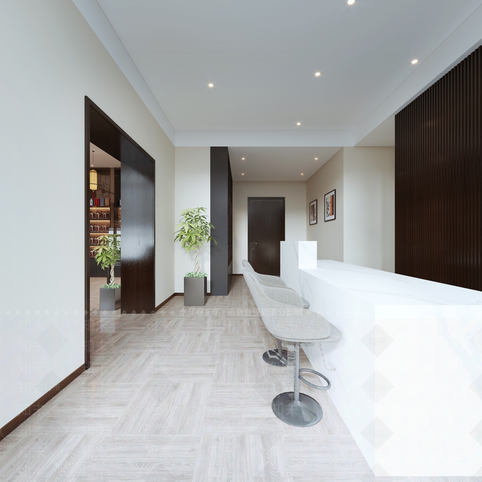 中式烟酒店3D模型下载【ID:1119305196】