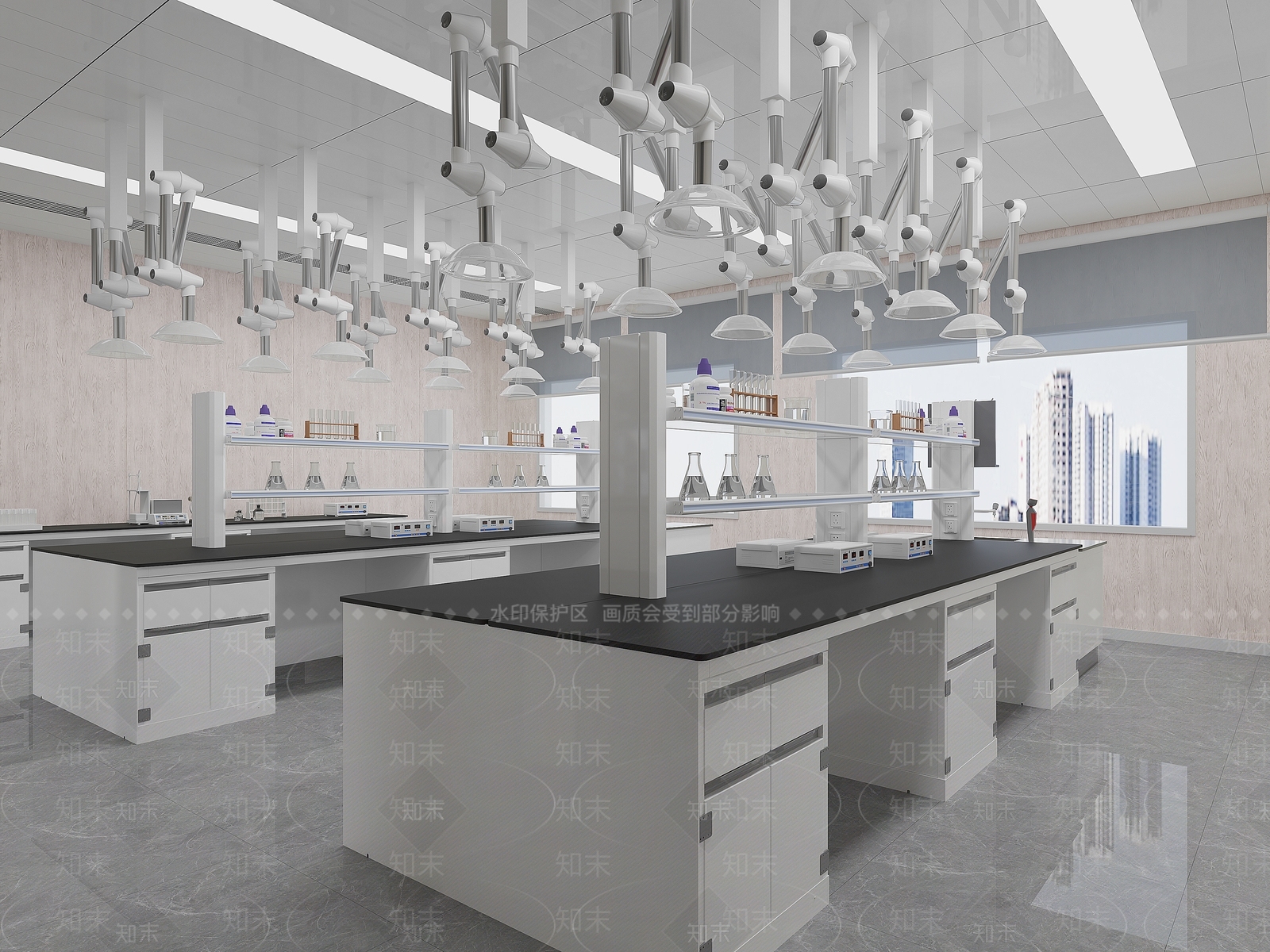 现代实验室3D模型下载【ID:1119311976】