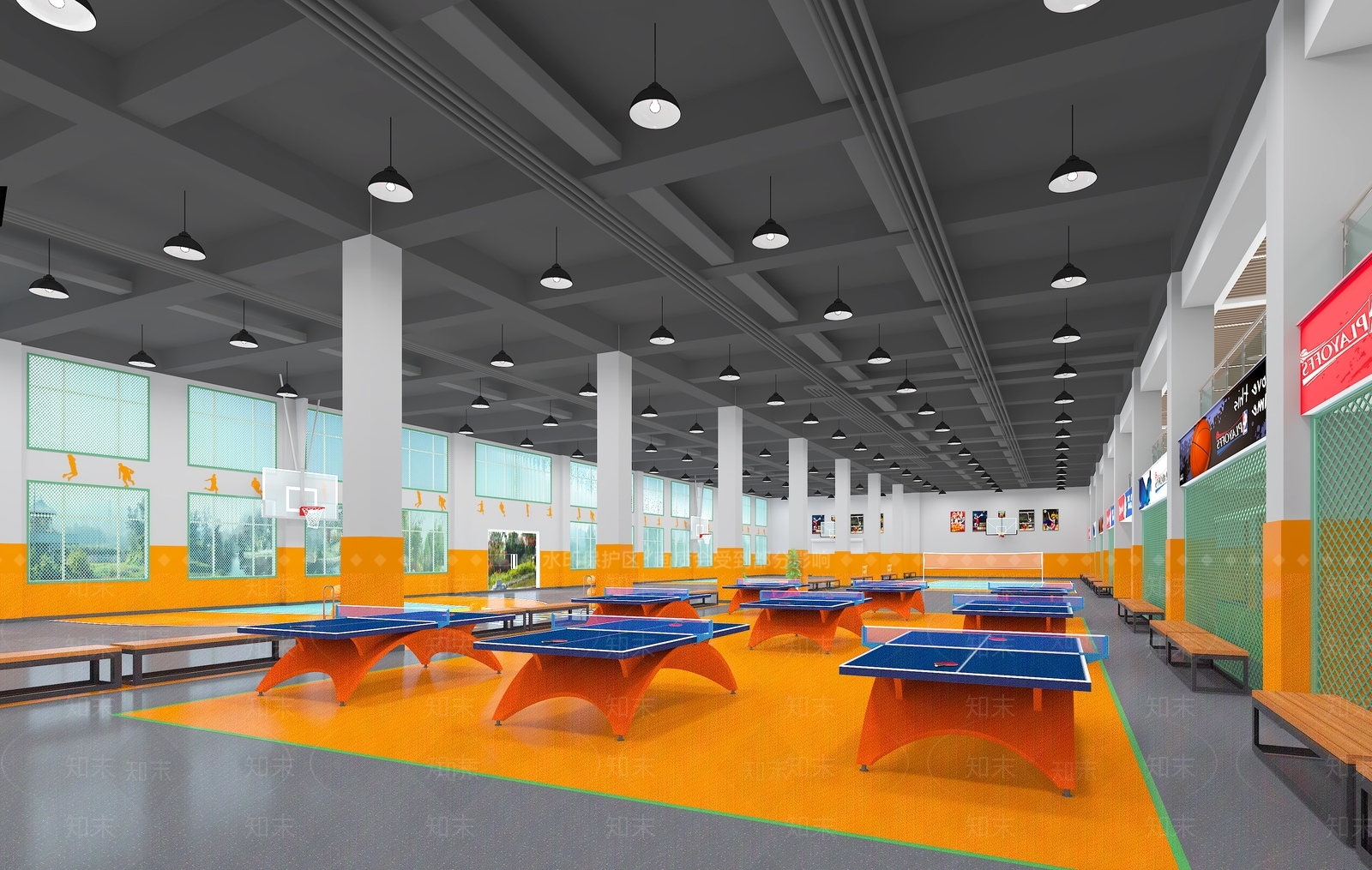 现代体育场3D模型下载【ID:1119622109】