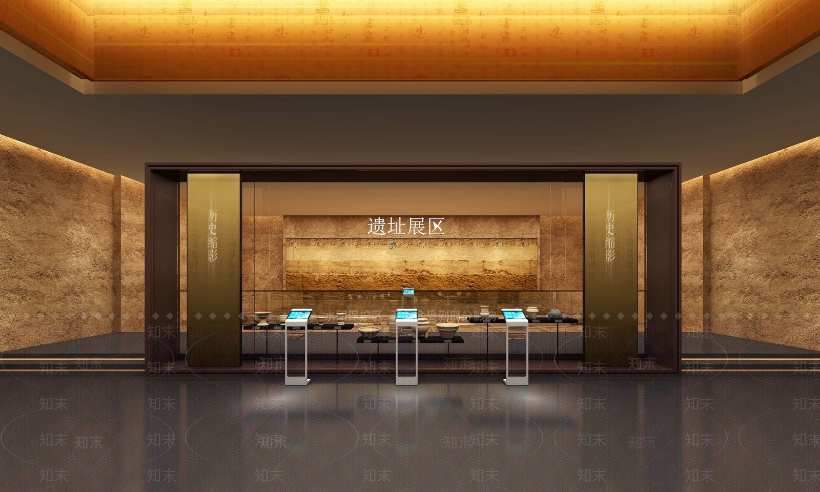 新中式博物馆3D模型下载【ID:1119373105】