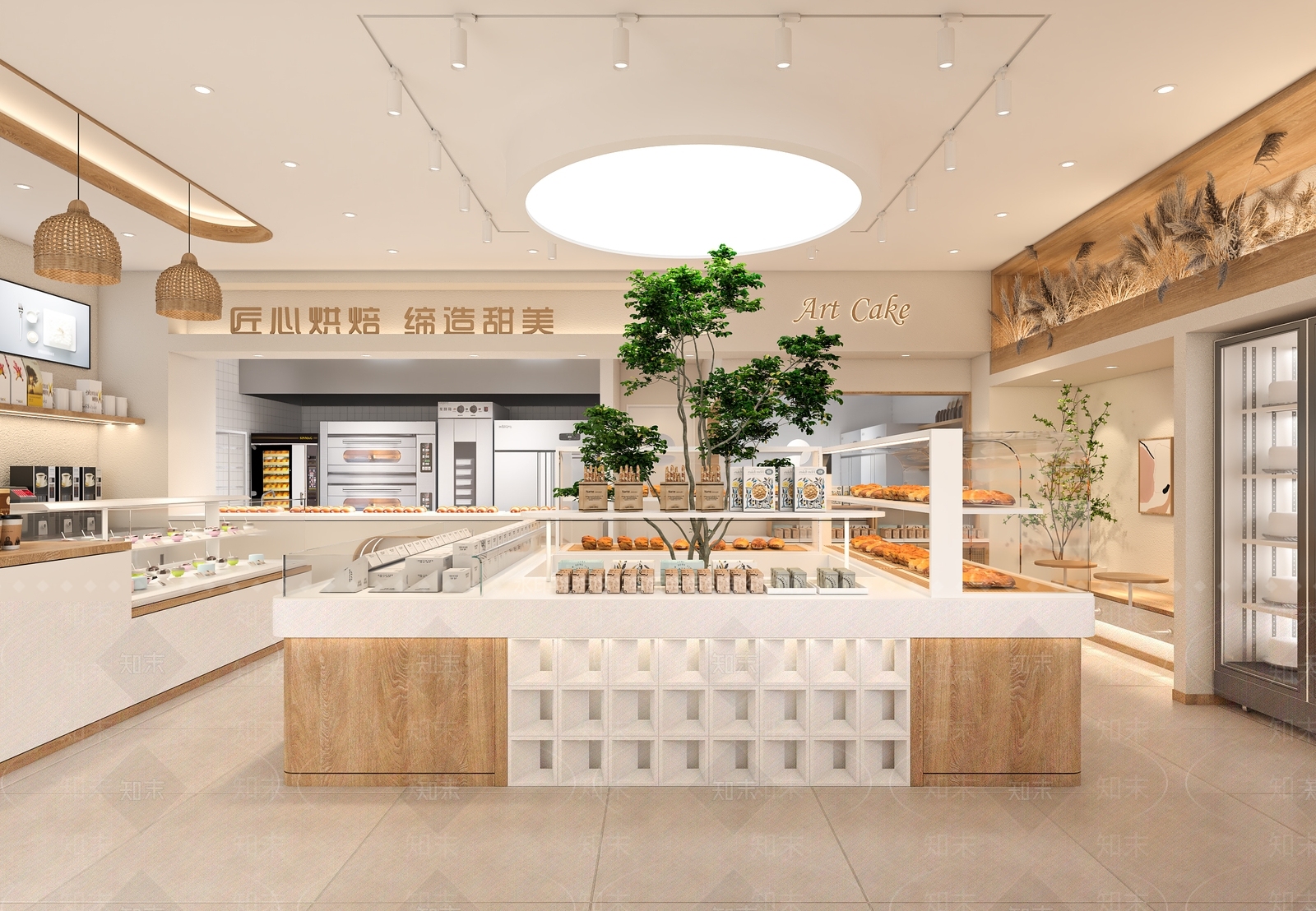 现代面包店3D模型下载【ID:1119383297】
