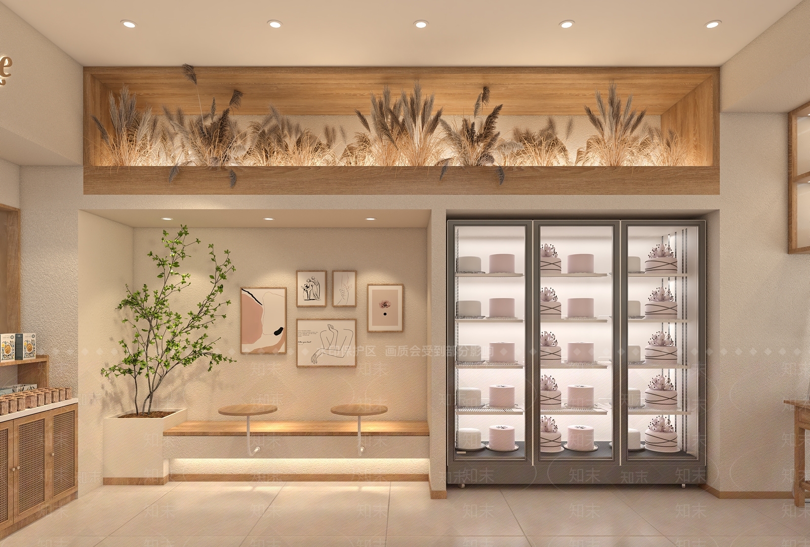 现代面包店3D模型下载【ID:1119383297】